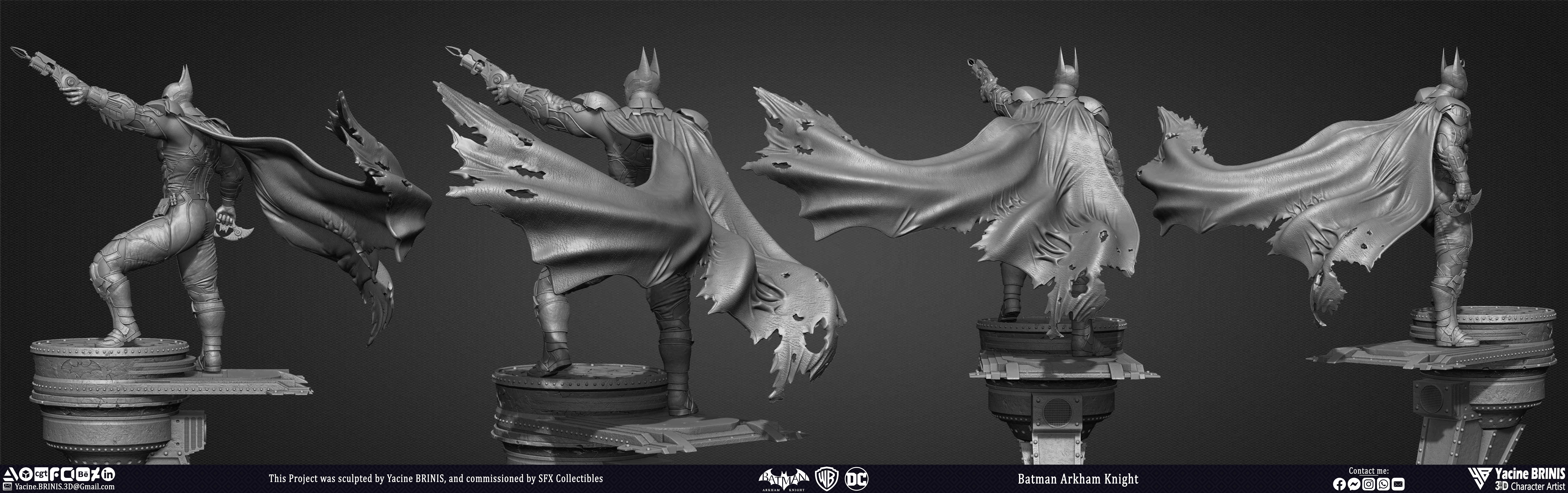 Batman Arkham Knight Worner Bros Vol 05 Sculpted by Yacine BRINIS 002