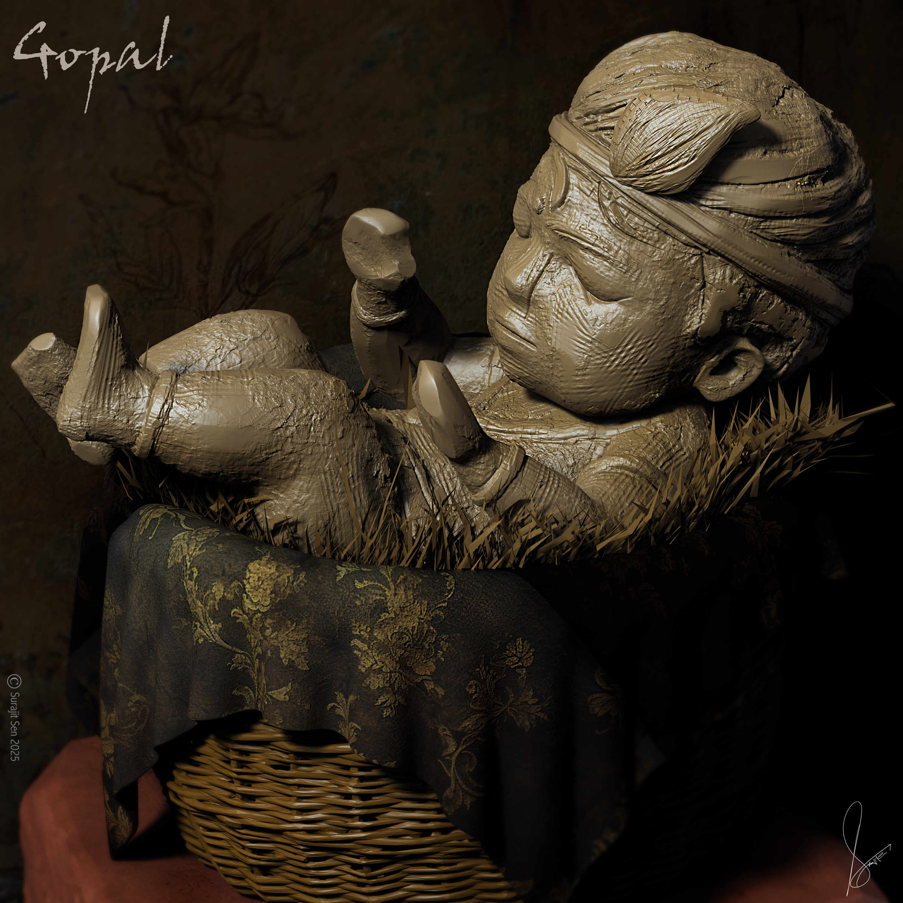Gopal_Digital_Sculpture_SurajitSen_Aug2025