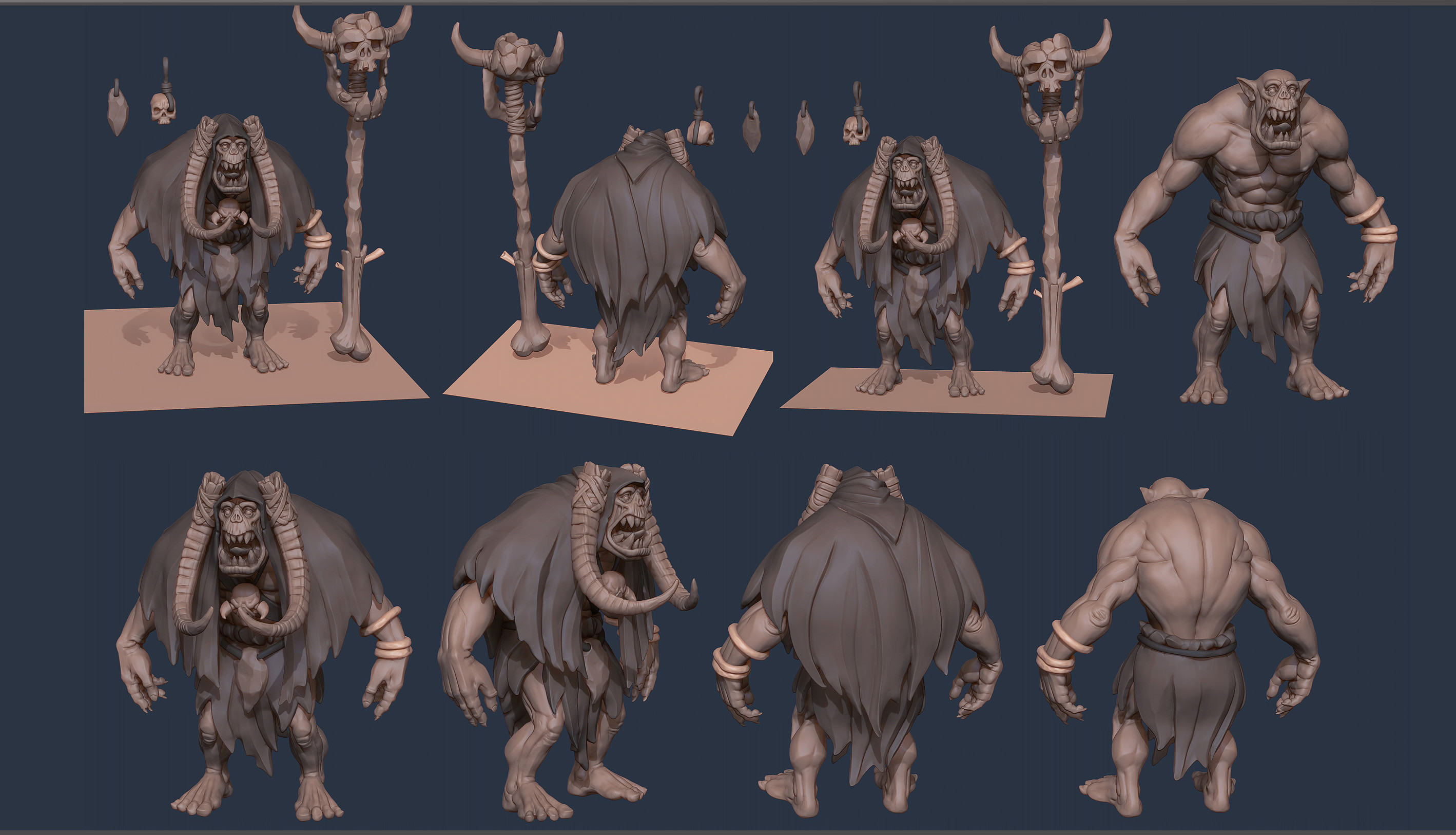 sam-king-wierdnobshamansculpt