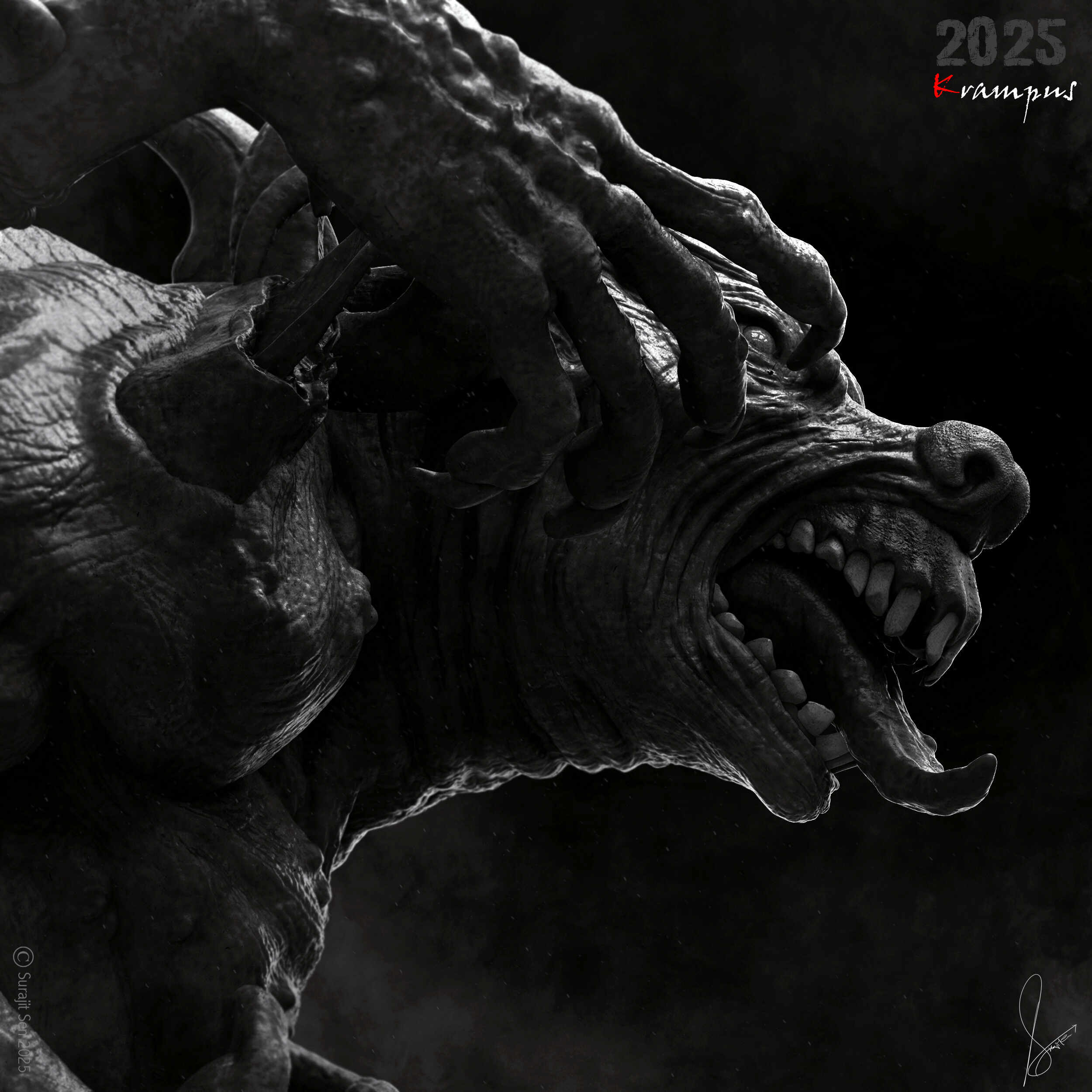 Krampus_Digital_Sculpture_Surajit_Sen_Dec2025_v3_SIG