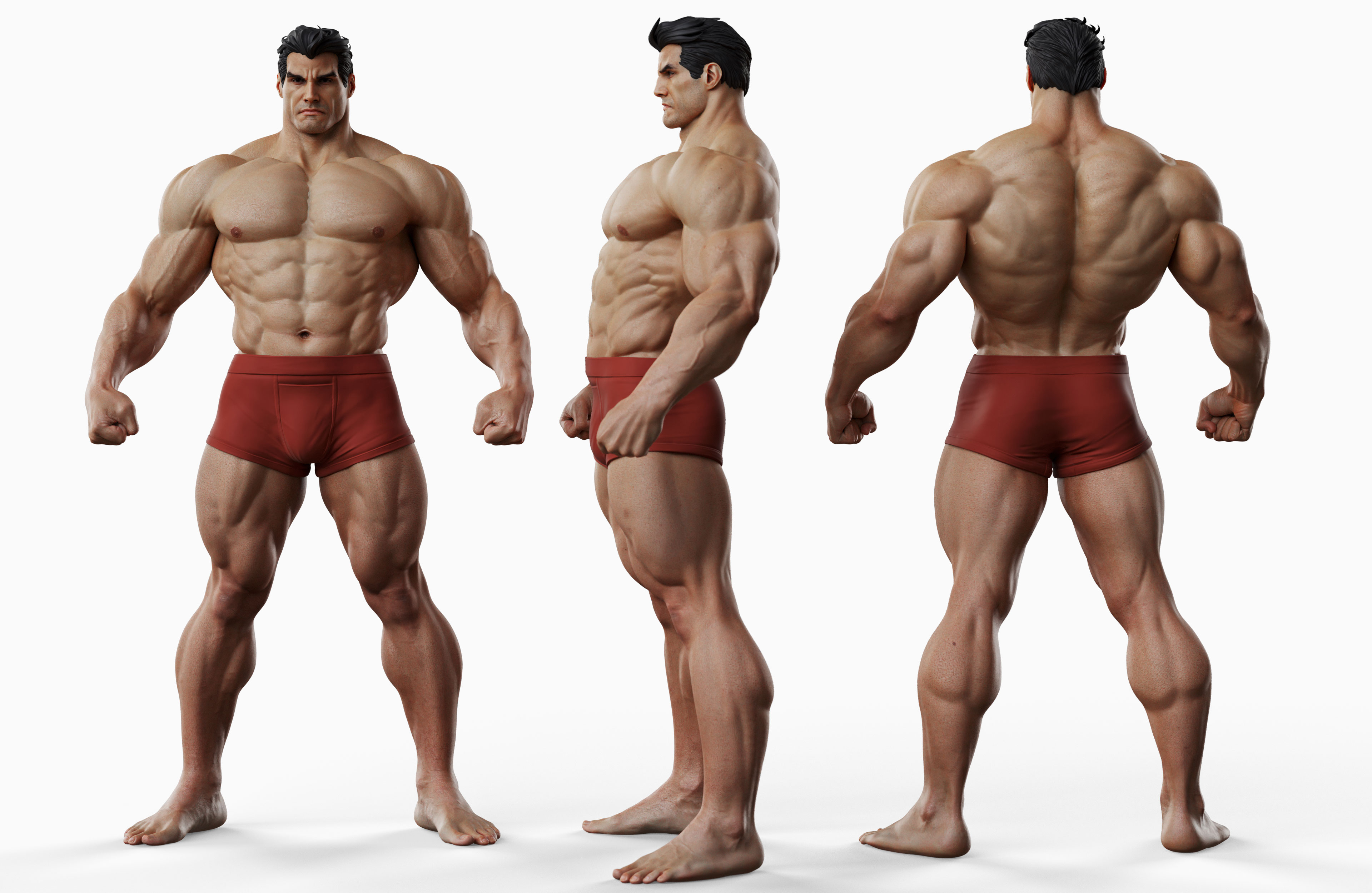 Superman_3D_Model_01