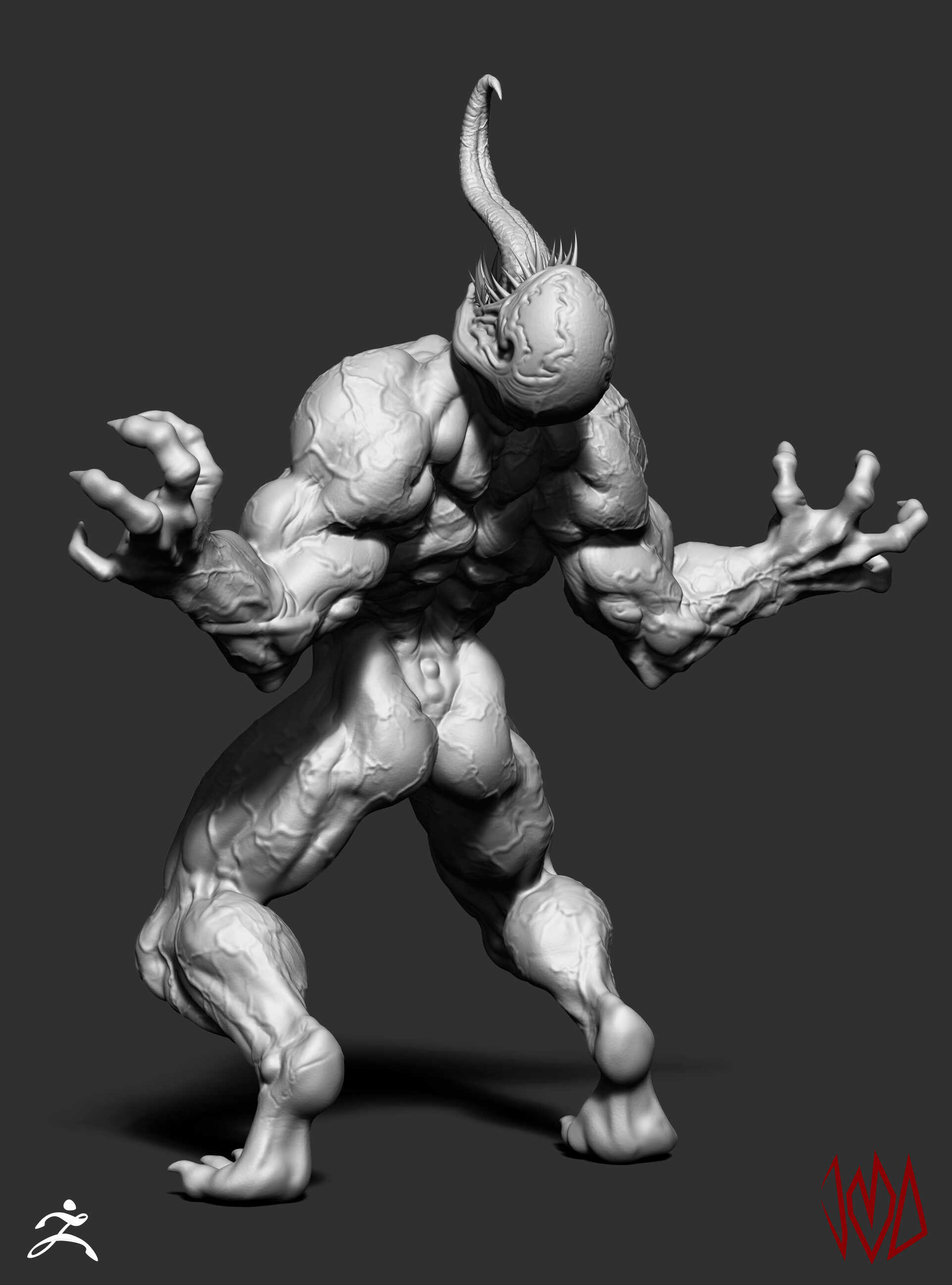 ZbrushVenomBack