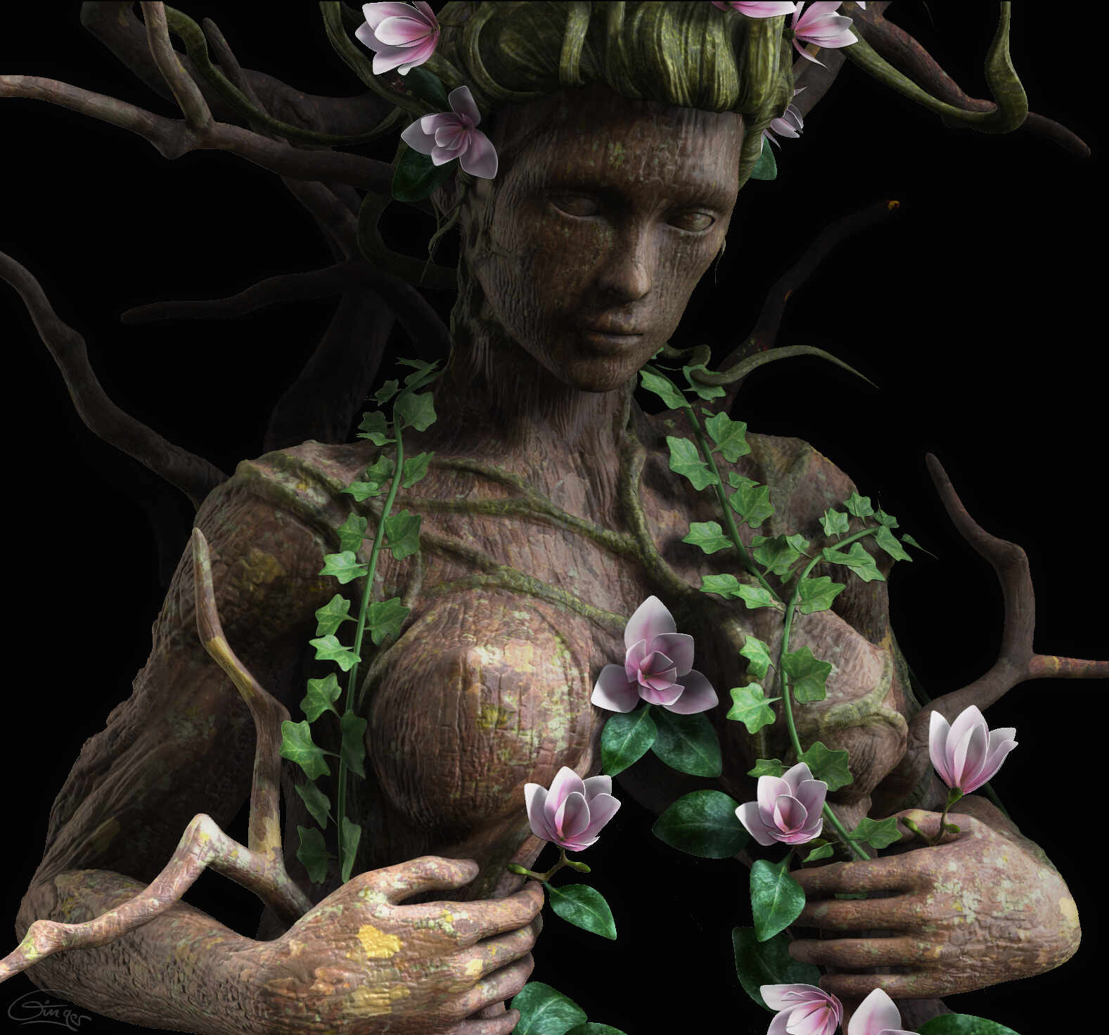 Women tree way -Base Render #10121