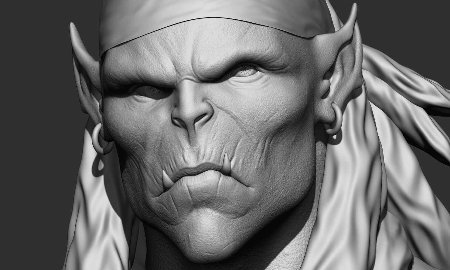 Orc Head_by @Gheyreuady (12)ZBrush Doc