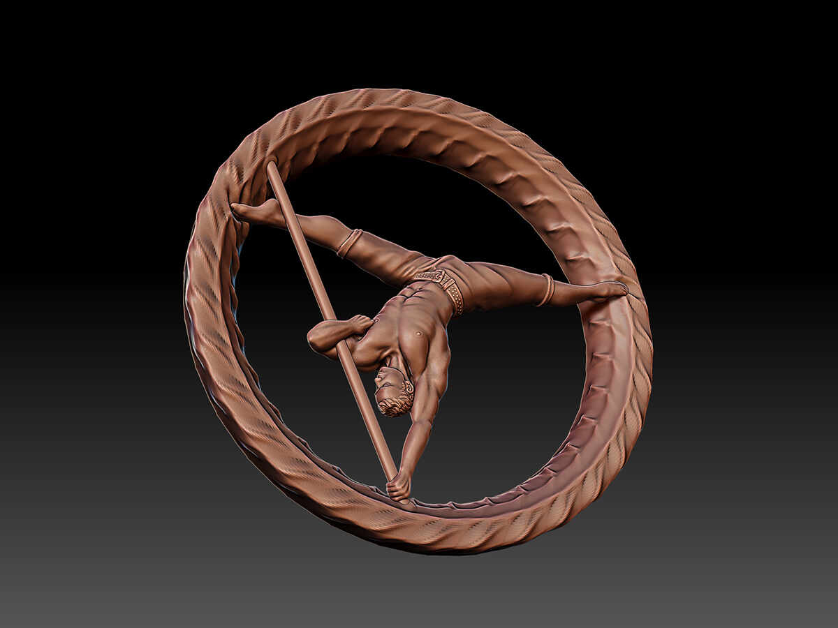 Pole-Dancer_O-Ring - Sculpture 2