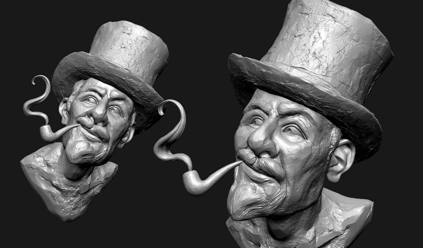 Mr_Tom_Digital_Sculpture_SurajitSen_Aug2025_BWWIP