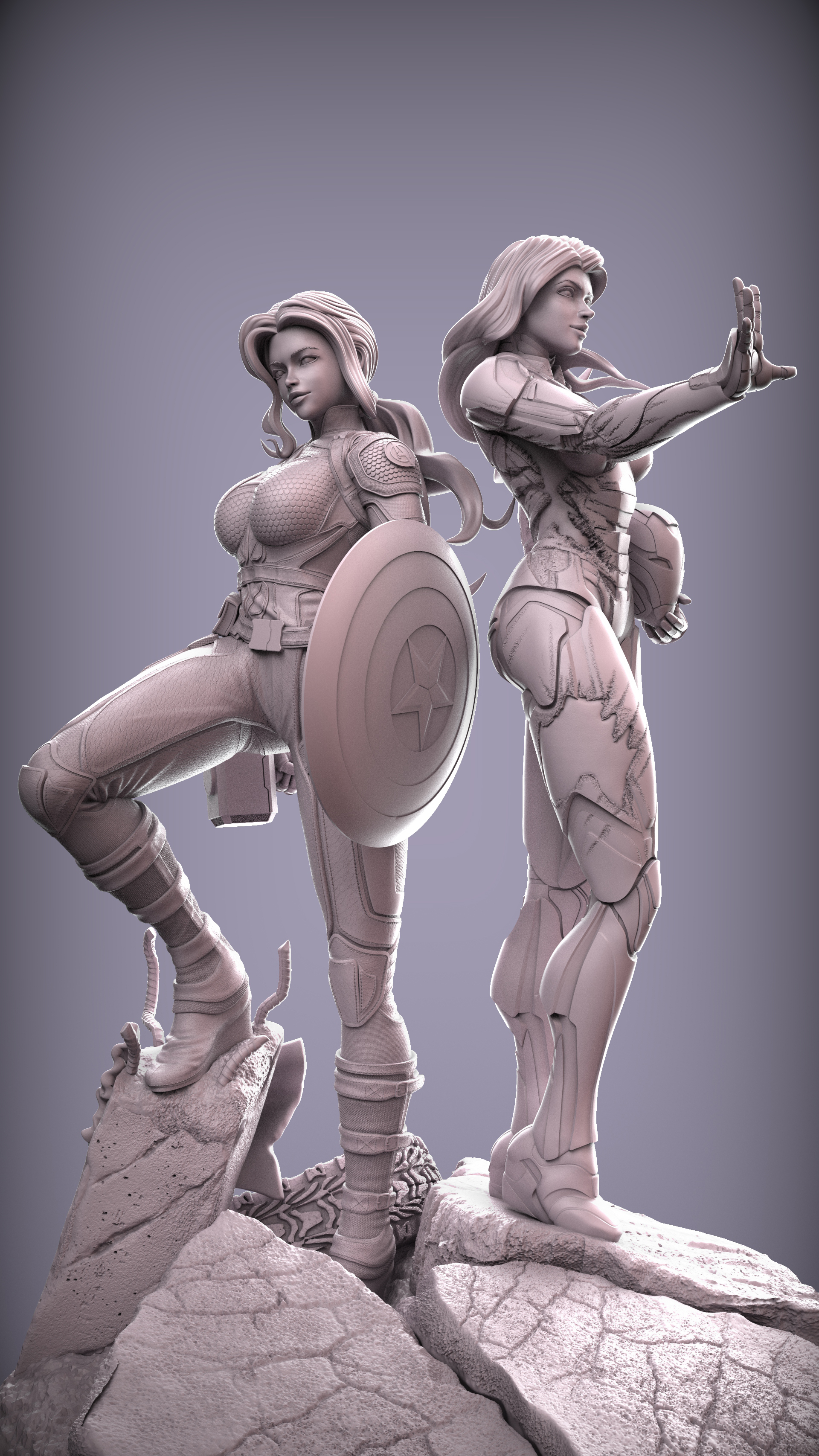 iron y capi clay vertical