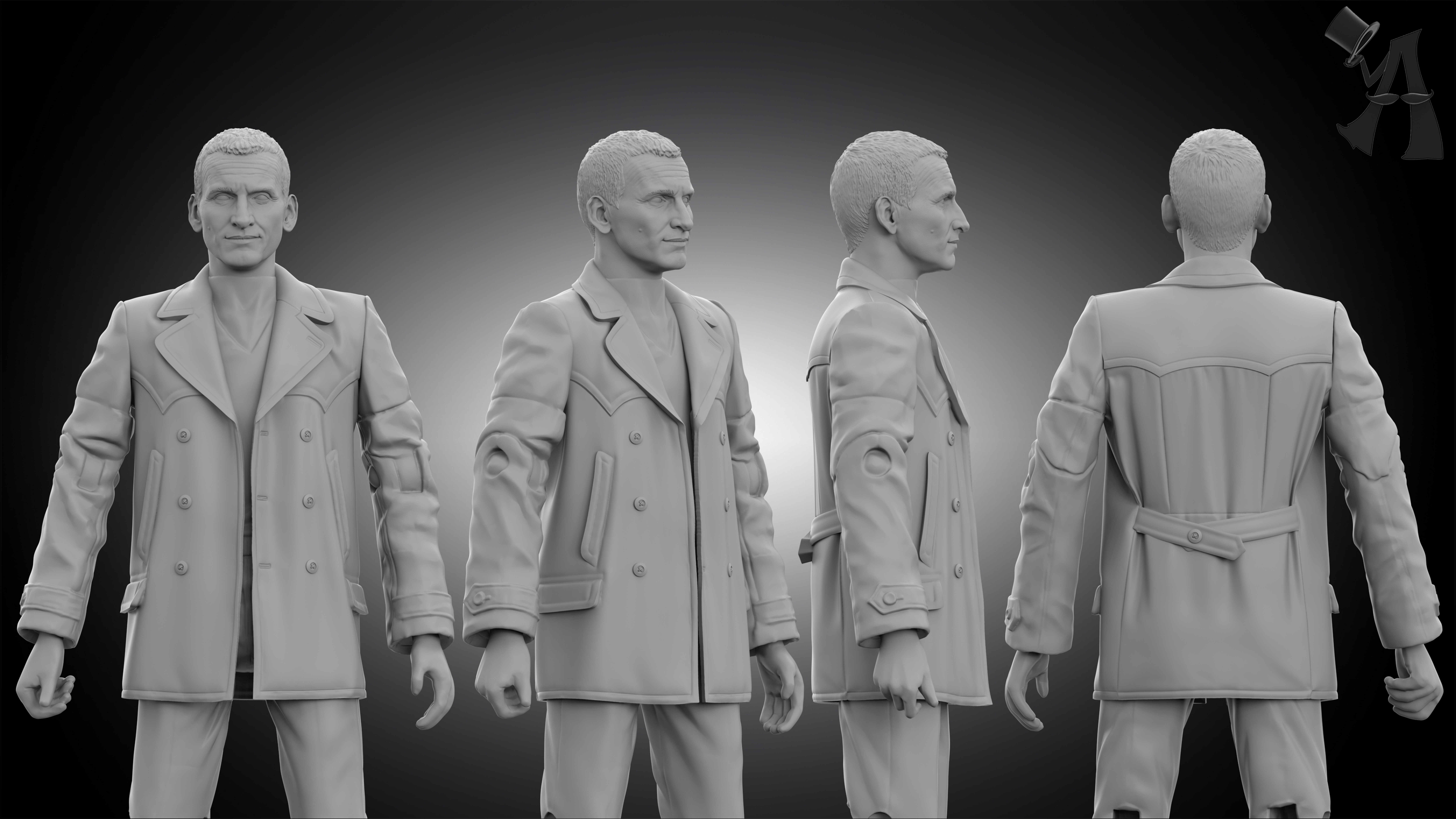 9th Doctor Grey Body Turns copy