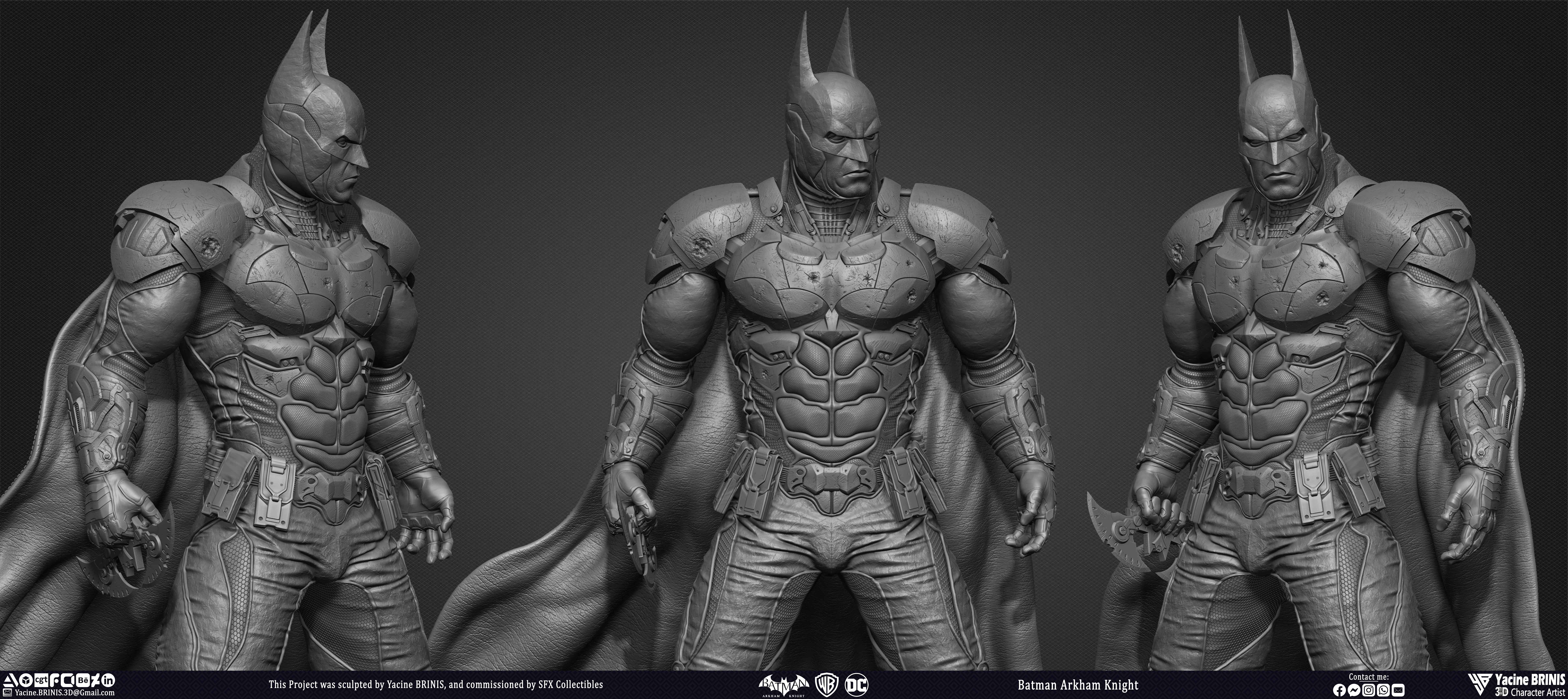 Batman Arkham Knight Warner Bros Vol 02 Sculpted by Yacine BRINIS 004