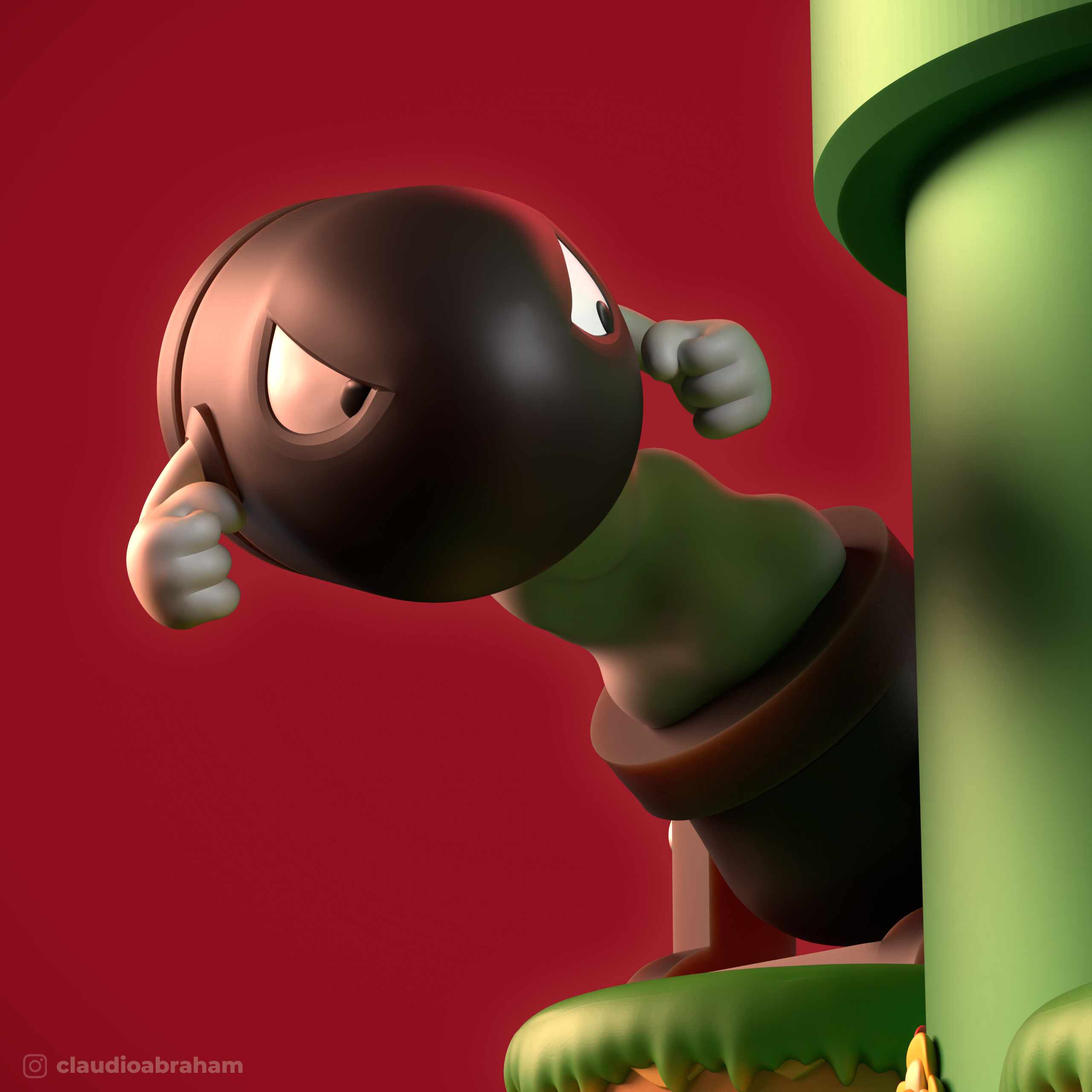 SuperMarioDiorama_ClaudioAbraham_BulletBill_07c