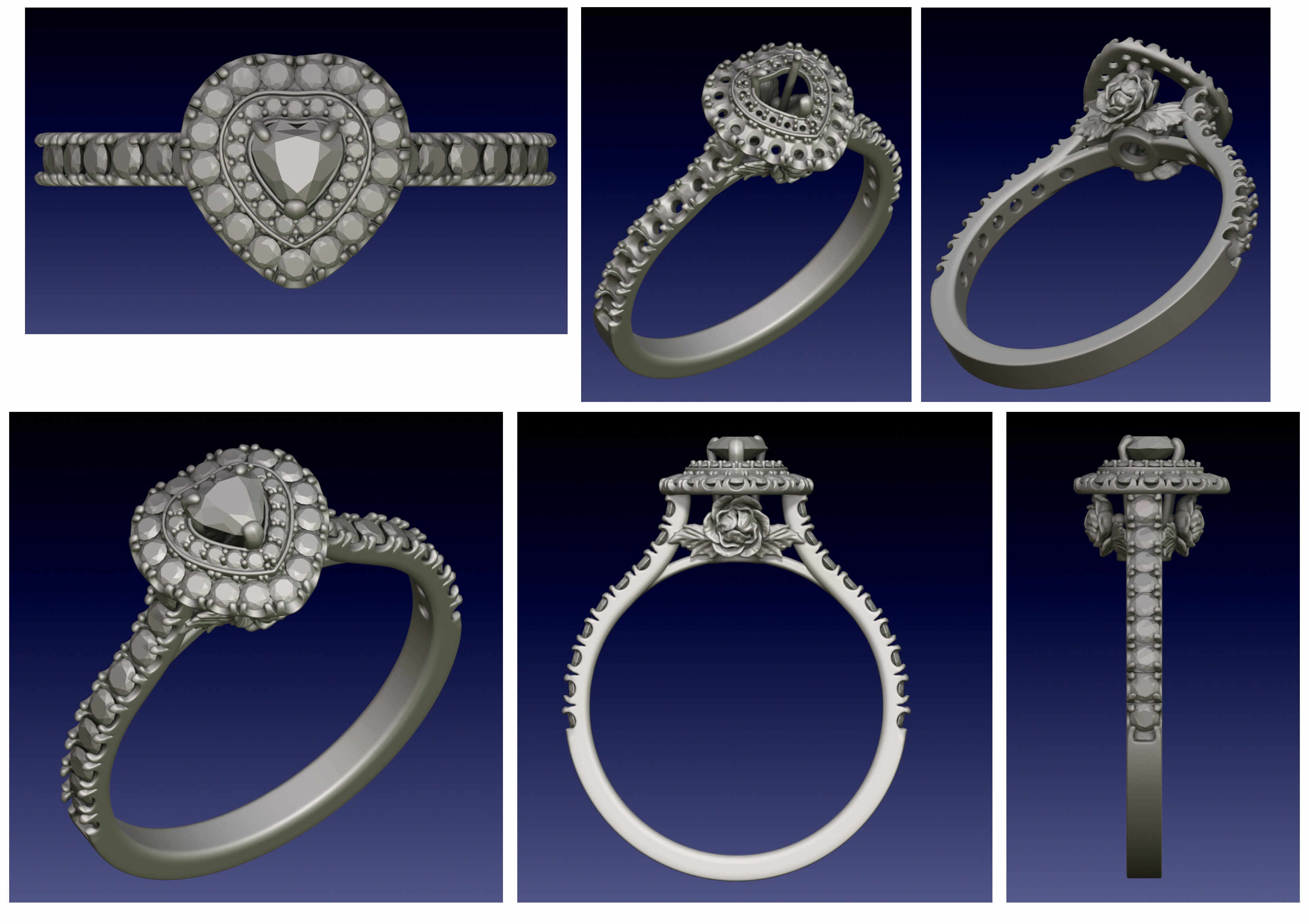 Ring geometric veiw in ZBrush