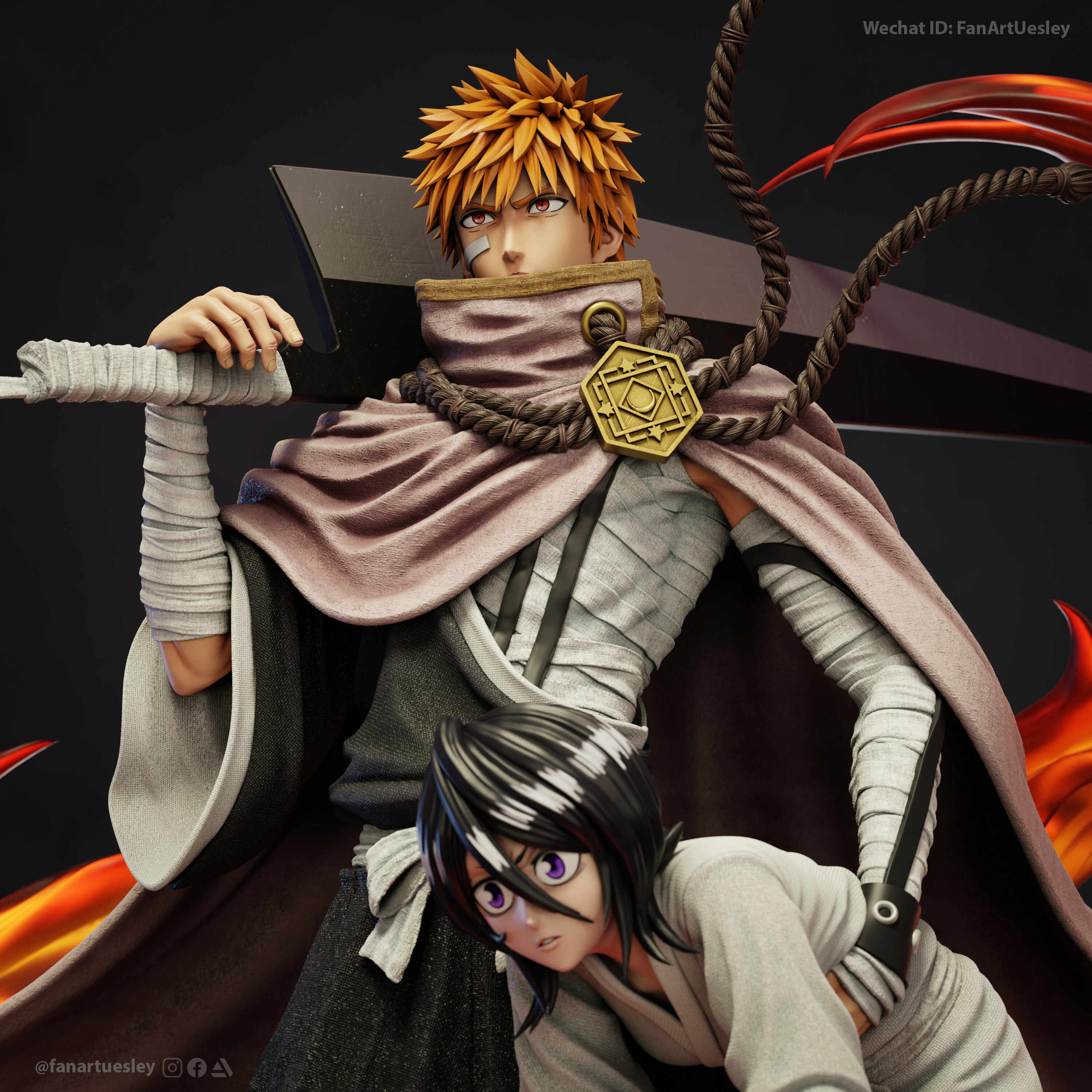 FanArtUesley-IchigoRukia-02