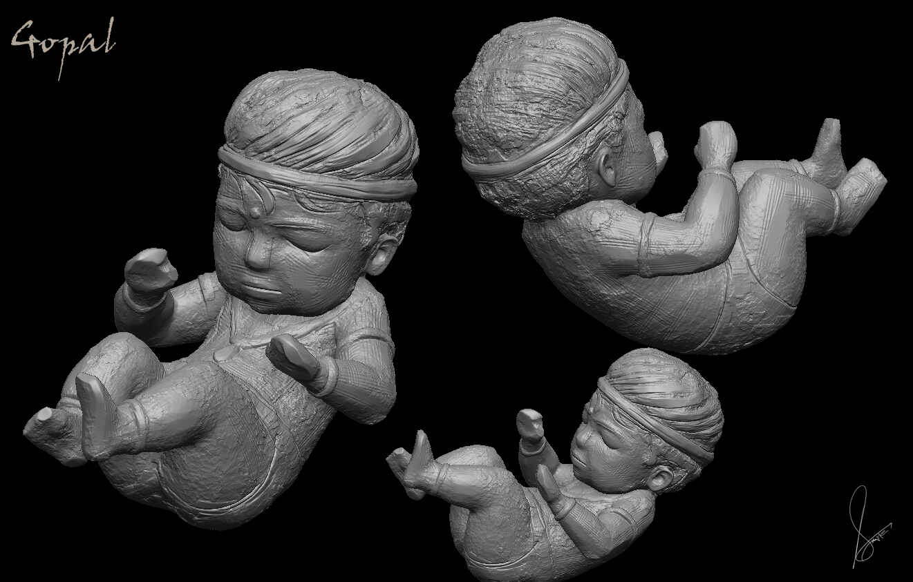 Gopal_Digital_Sculpture_SurajitSen_Aug2025_WIPA