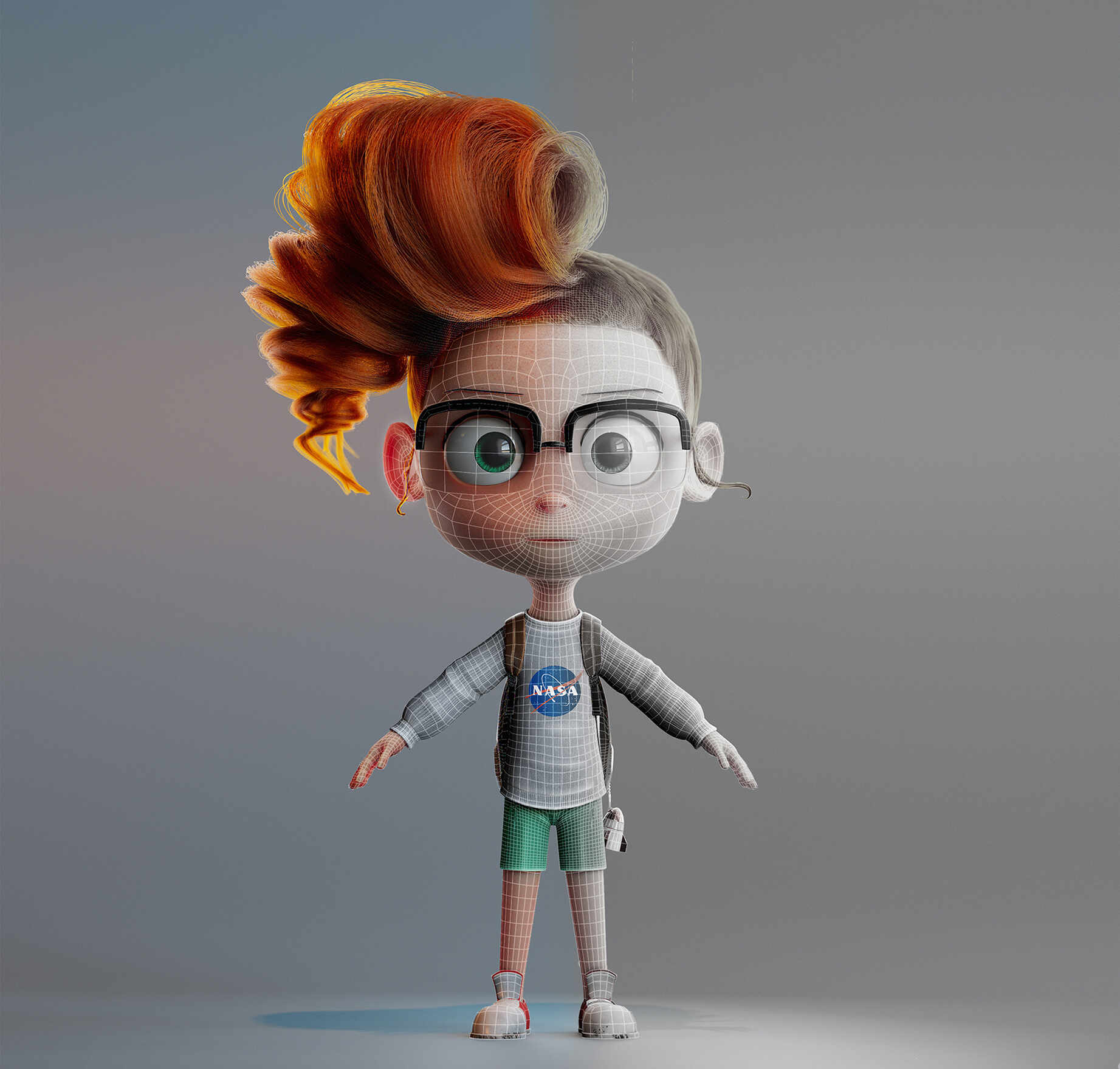 Render frontal_A_wieframe_2