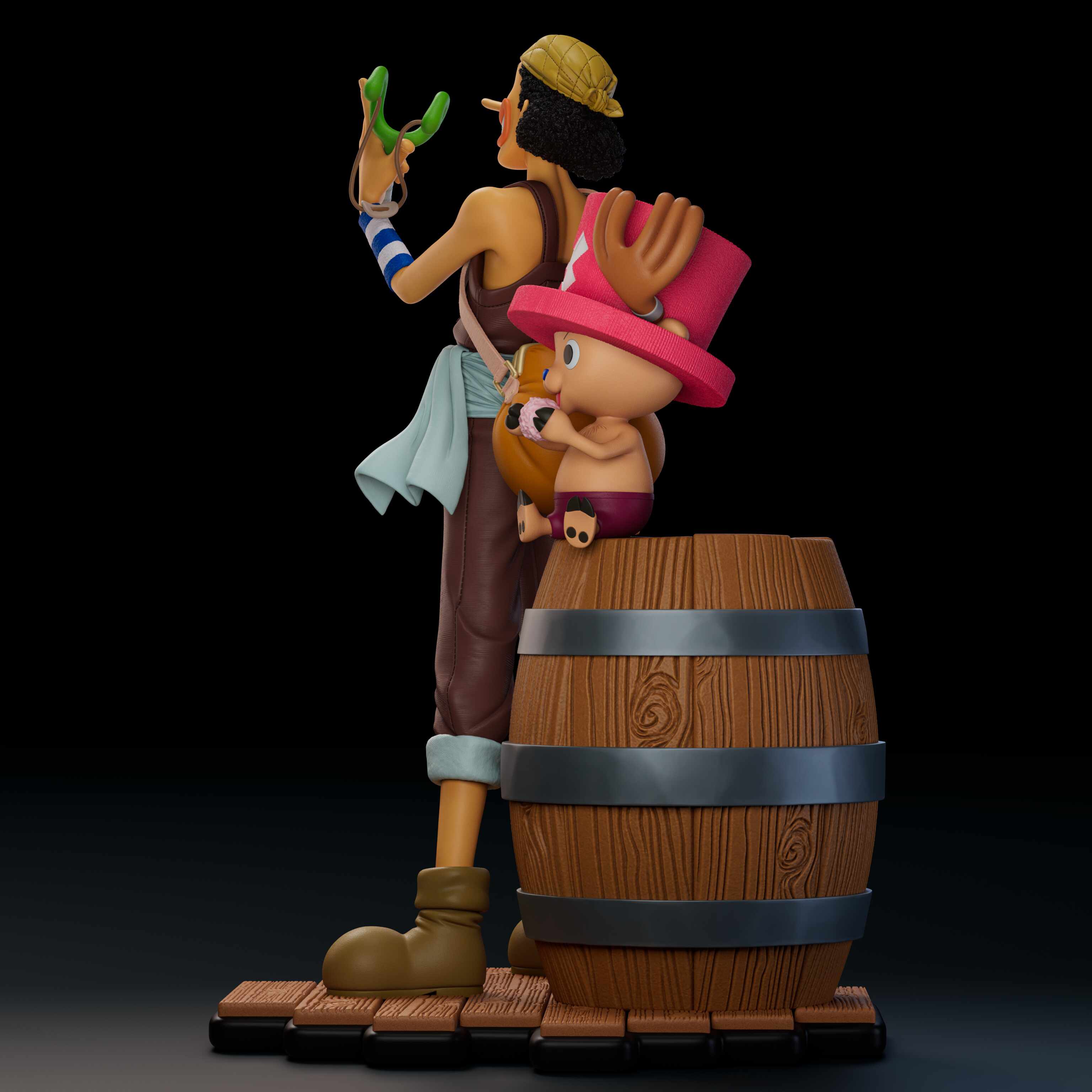 Juan Francisco Sanchez Diaz_Usopp_and_Chopper_render04