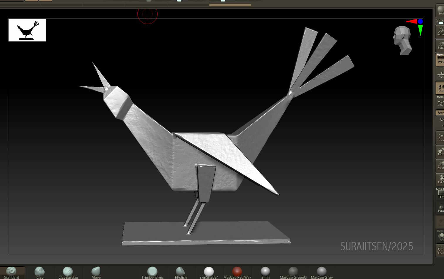 Bird_Metal Welding Sculpture_SurajitSen_May2025_WIP