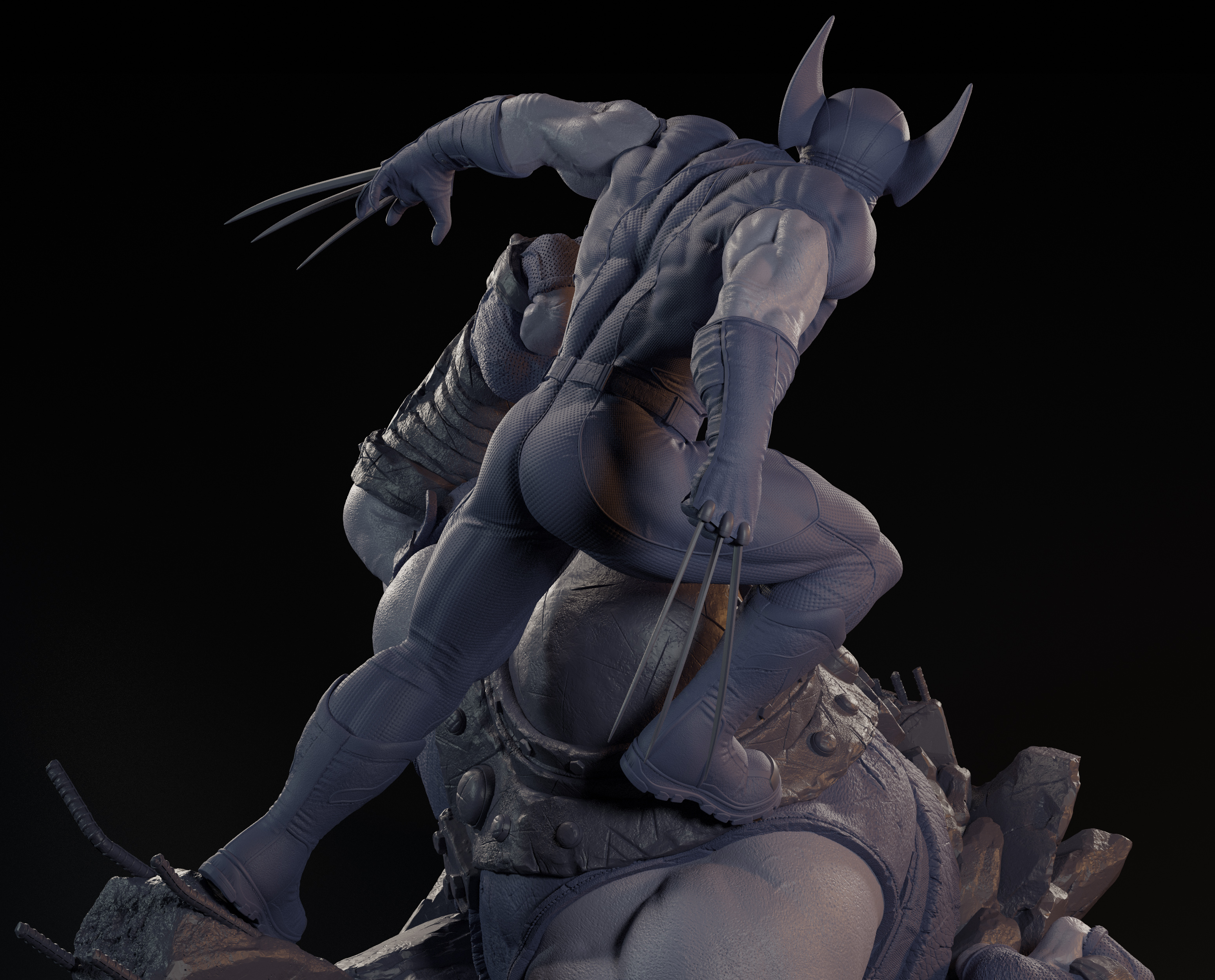 FanArtUesley WolverineVsJuggerPrancheta 10