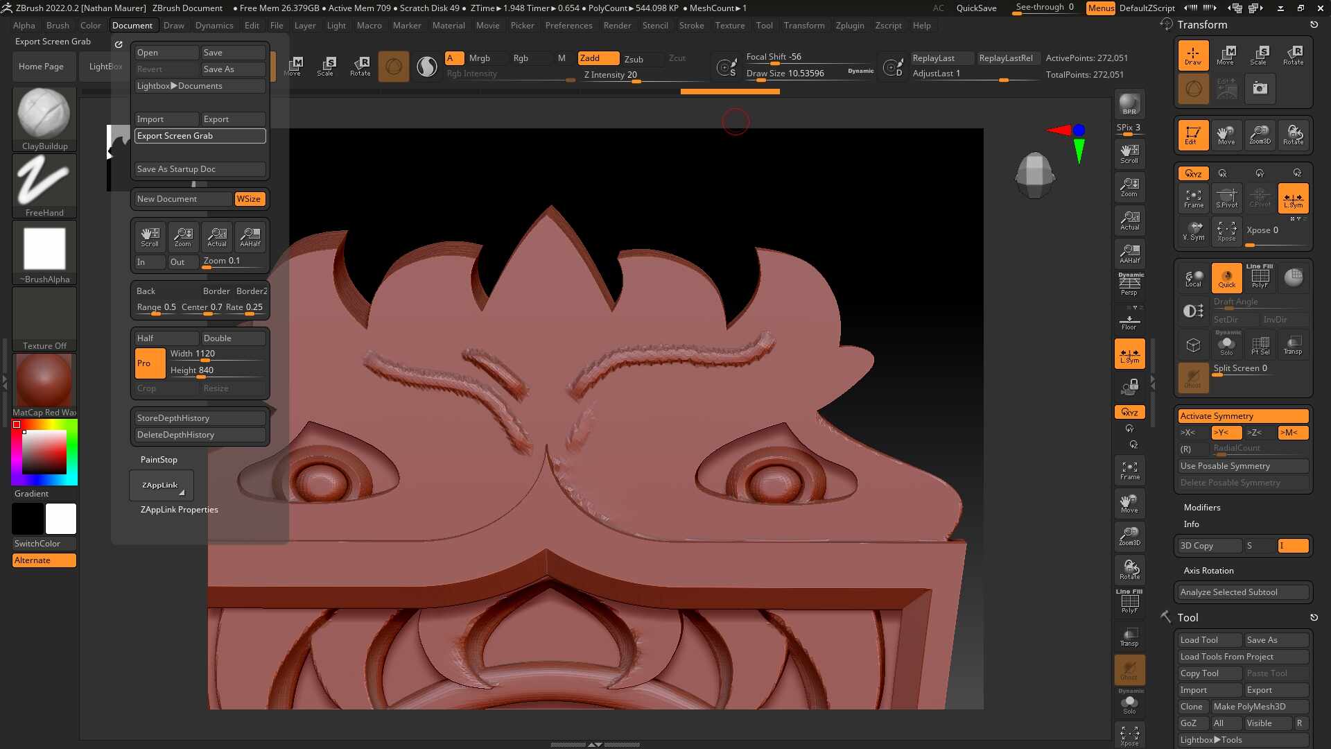 Not getting symmetrical strokes