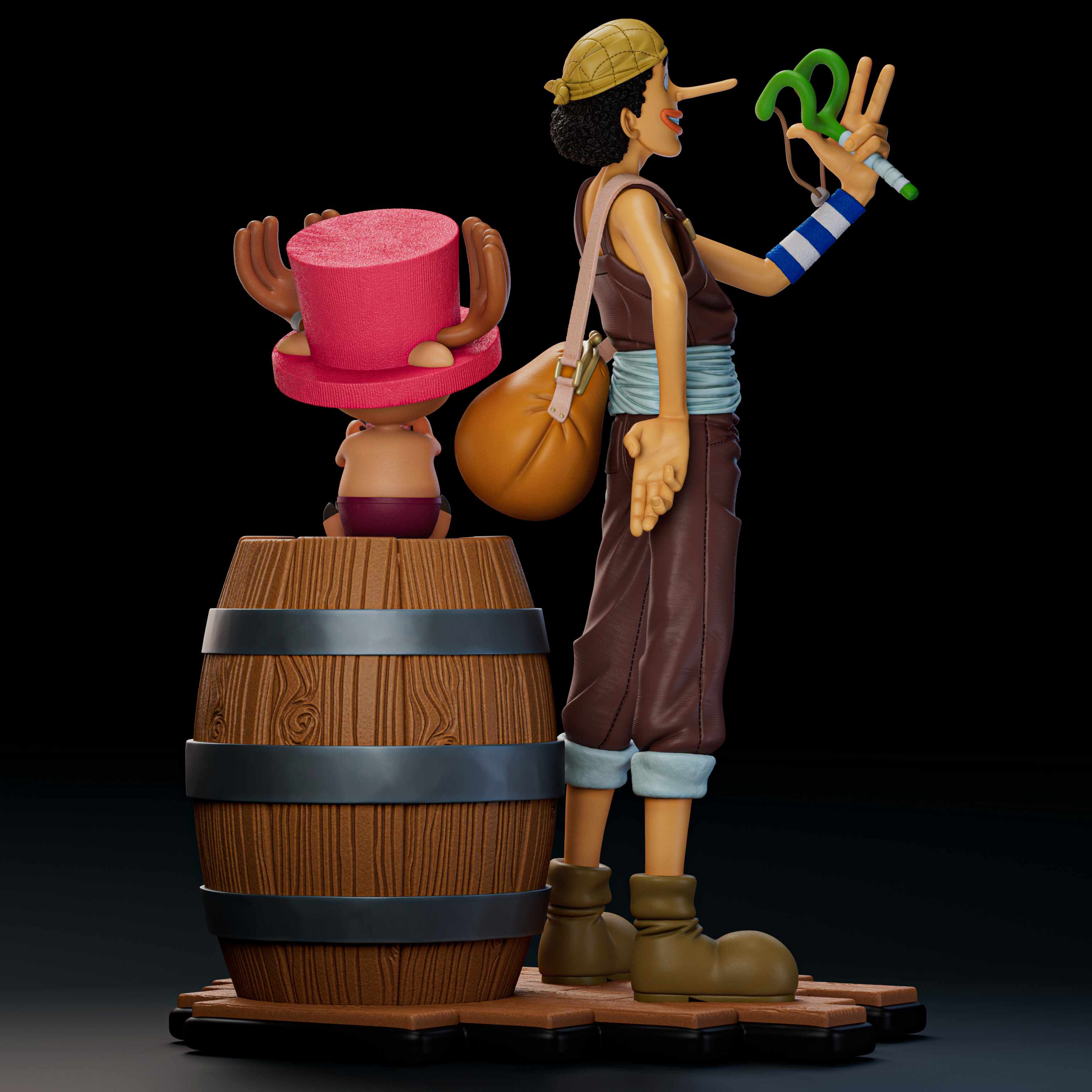 Juan Francisco Sanchez Diaz_Usopp_and_Chopper_render02
