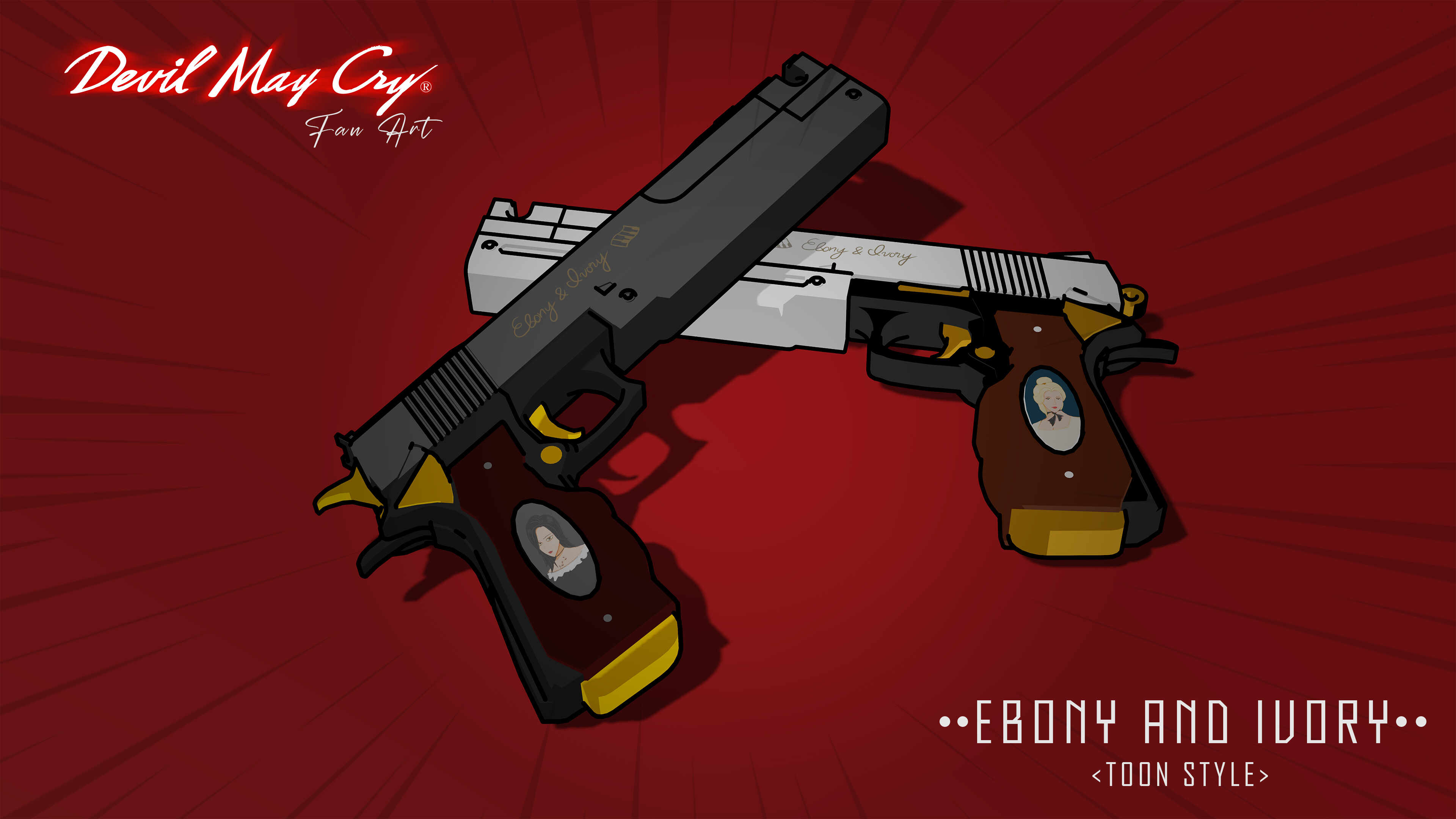 Ebony and Alastor Poster