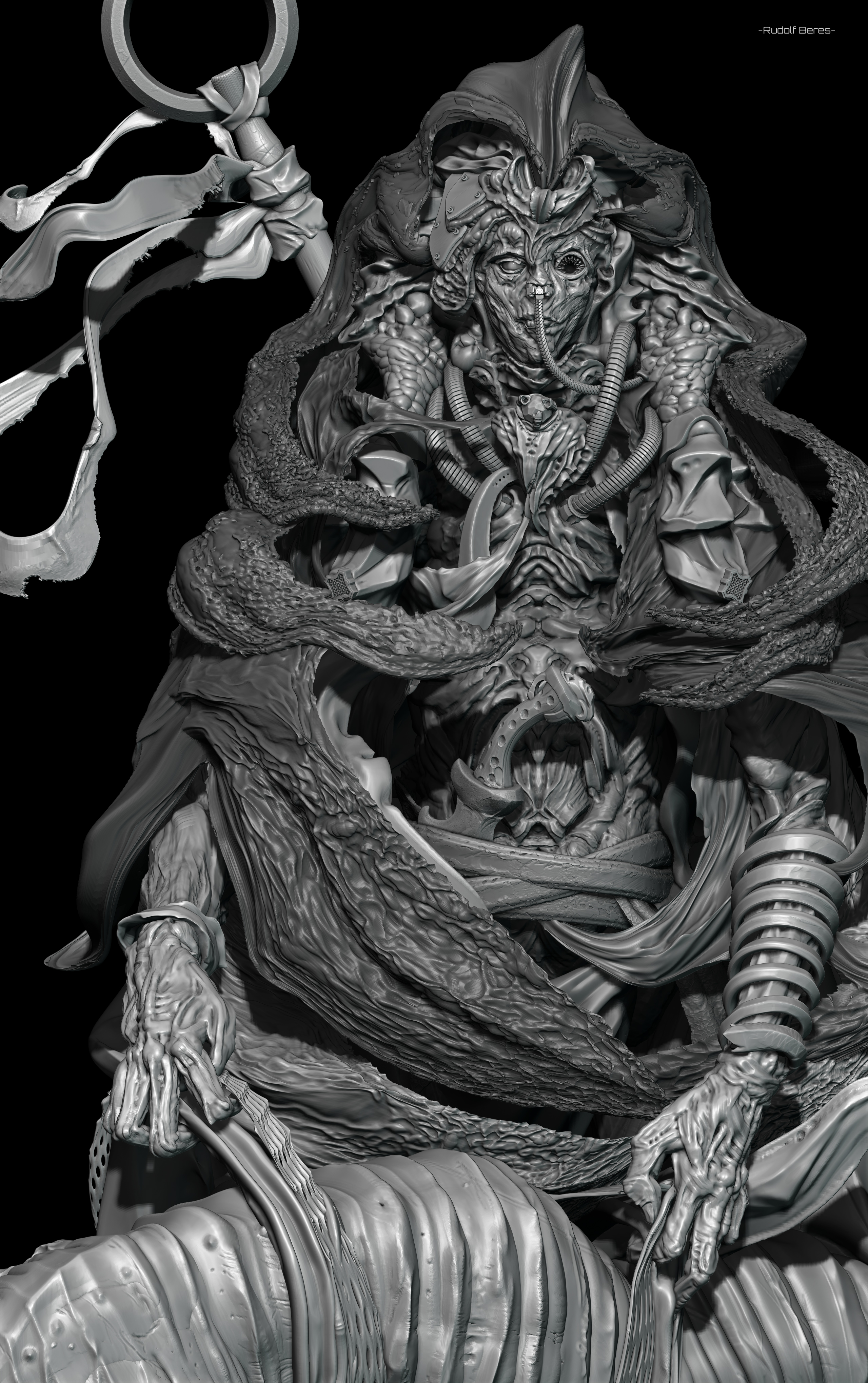 B%C3%A9res_Rudolf_Dune_Monk_Clay_Zbrush_2