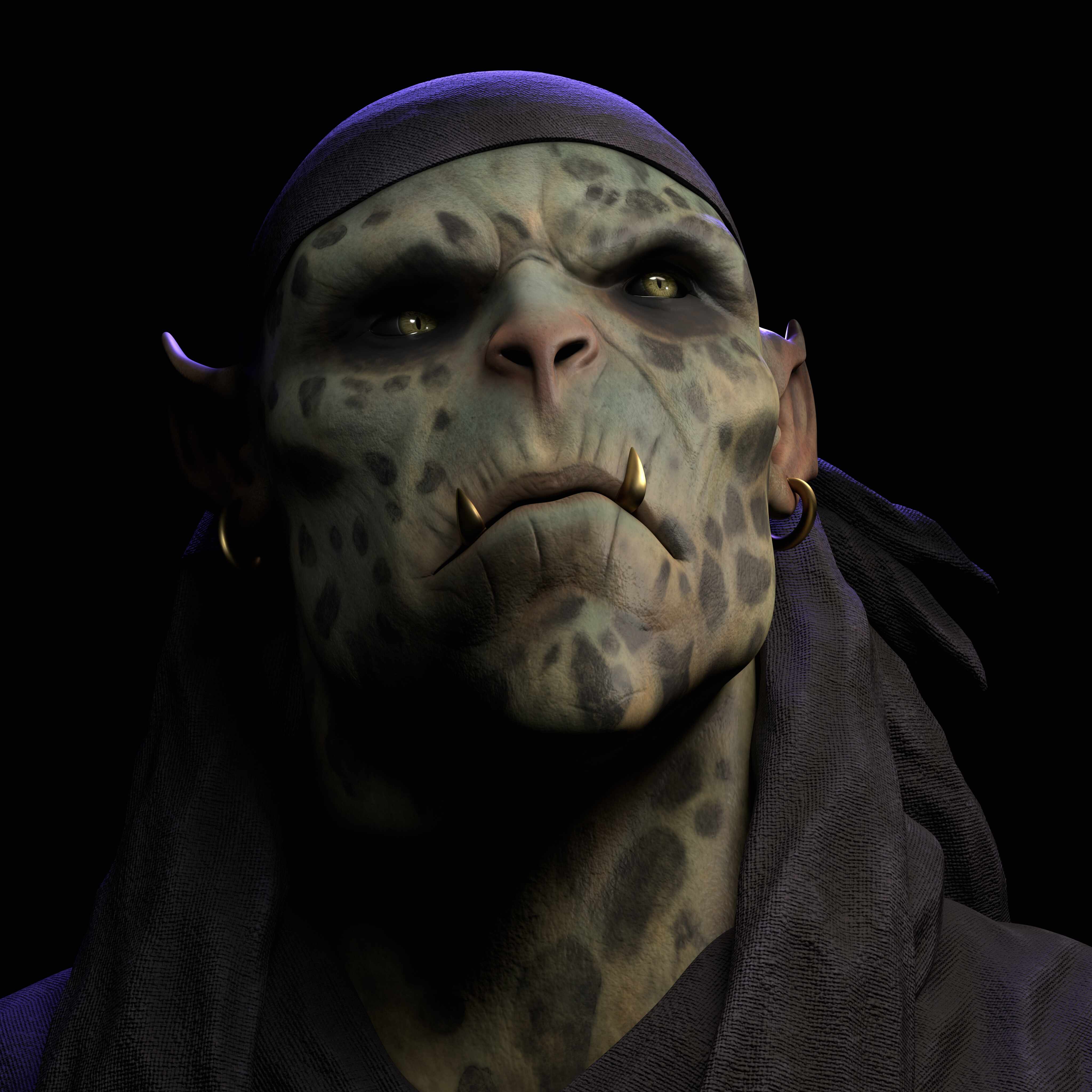 Orc Head_by @Gheyreuady (9)4096x4096 Bottom