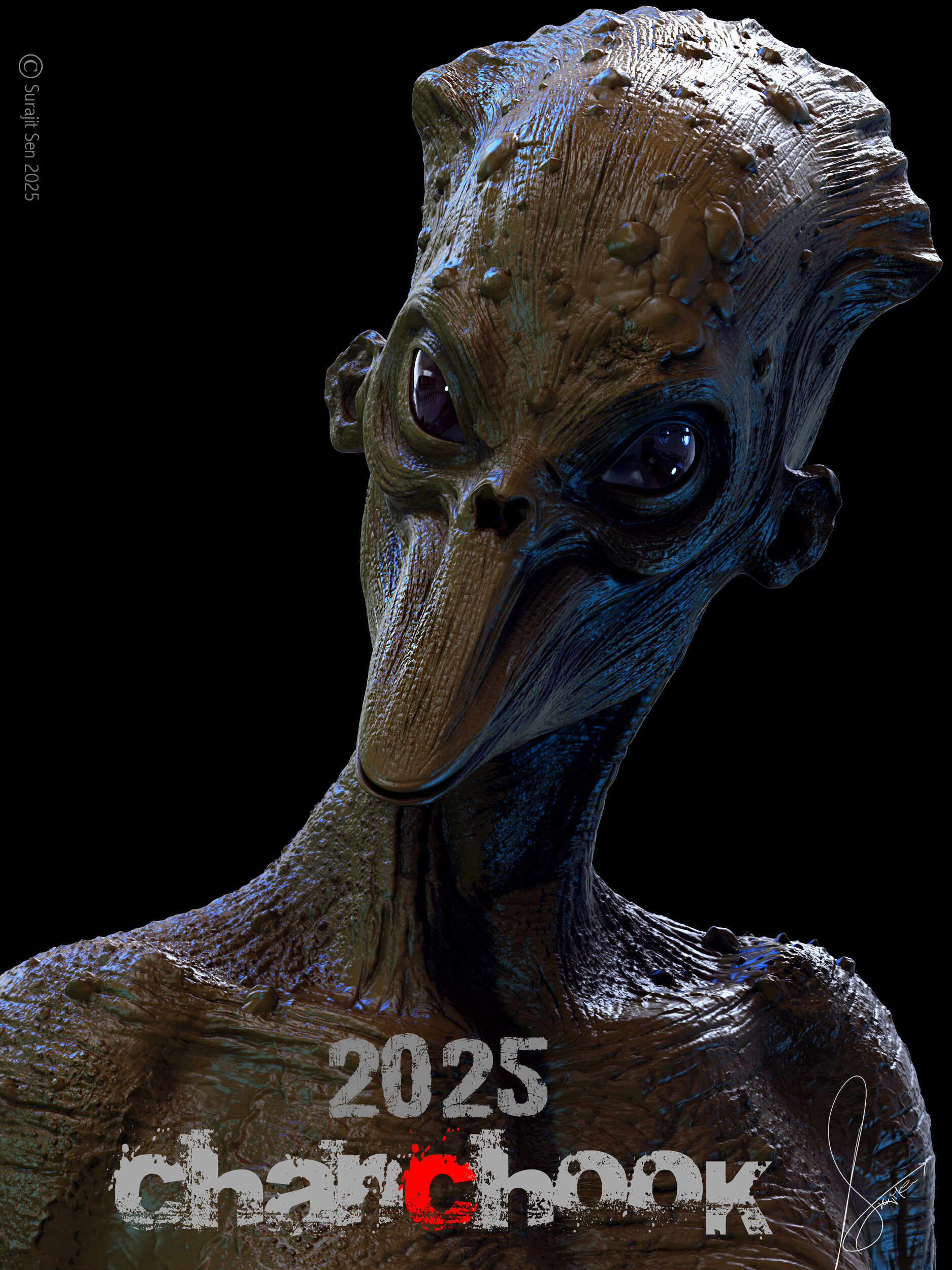 Chanchook_Creature_Digital_SculptureA_SurajitSen_June2025A