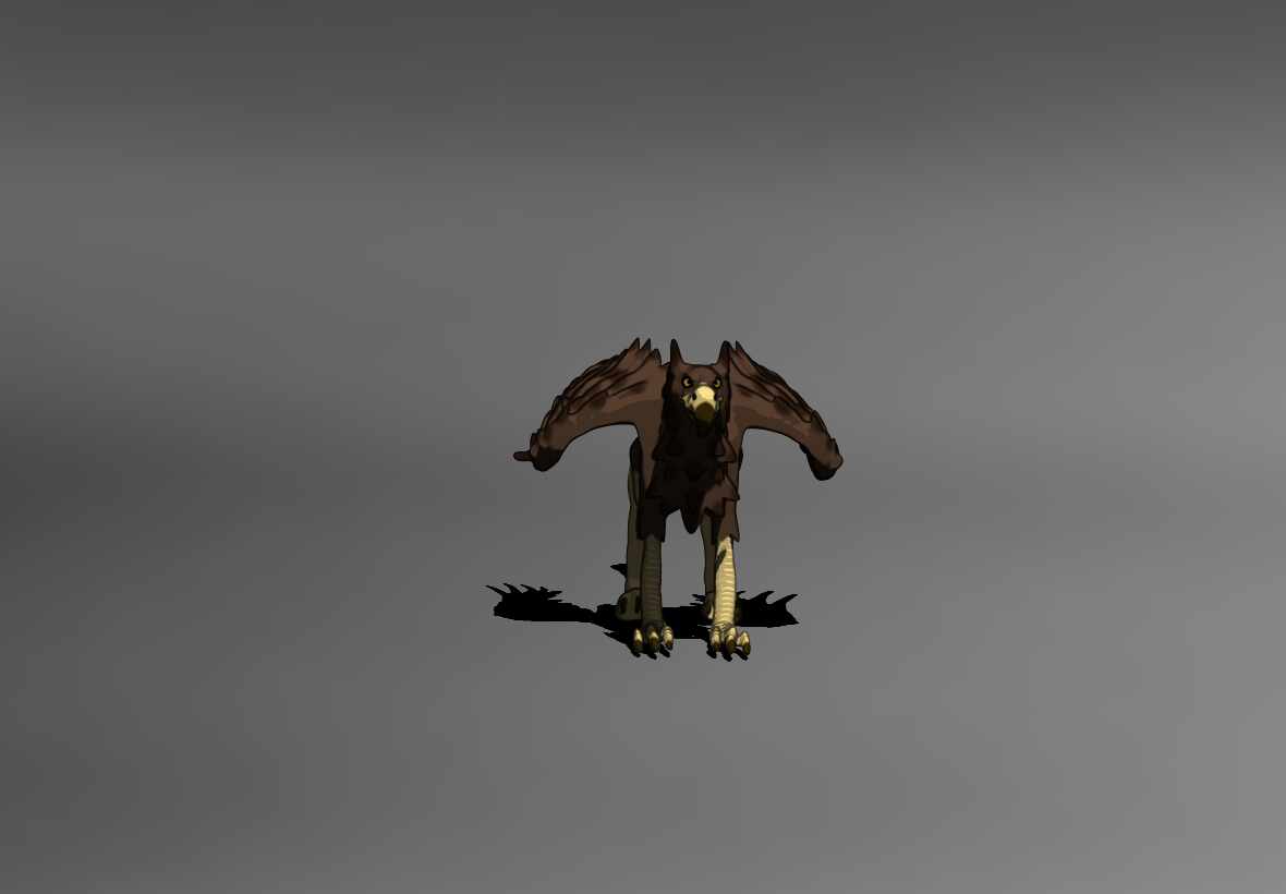 Griffin from the front