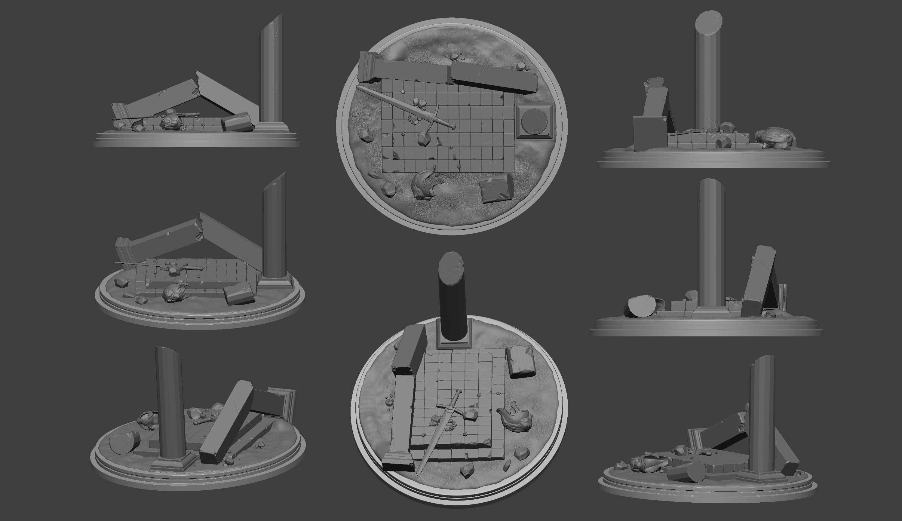 Warrior_woman_soporte_Gris