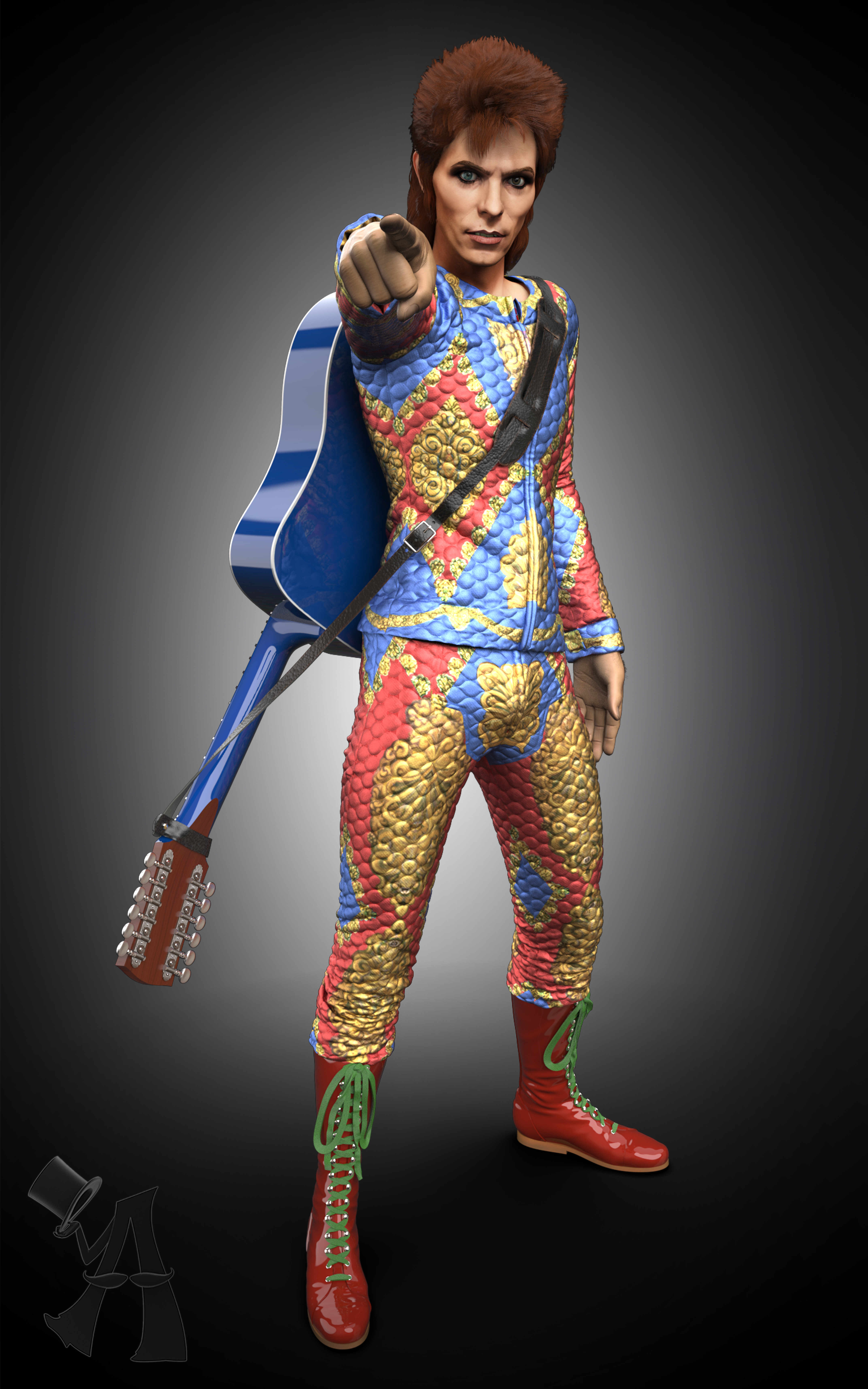 Bowie Forced Perspective Lower 002