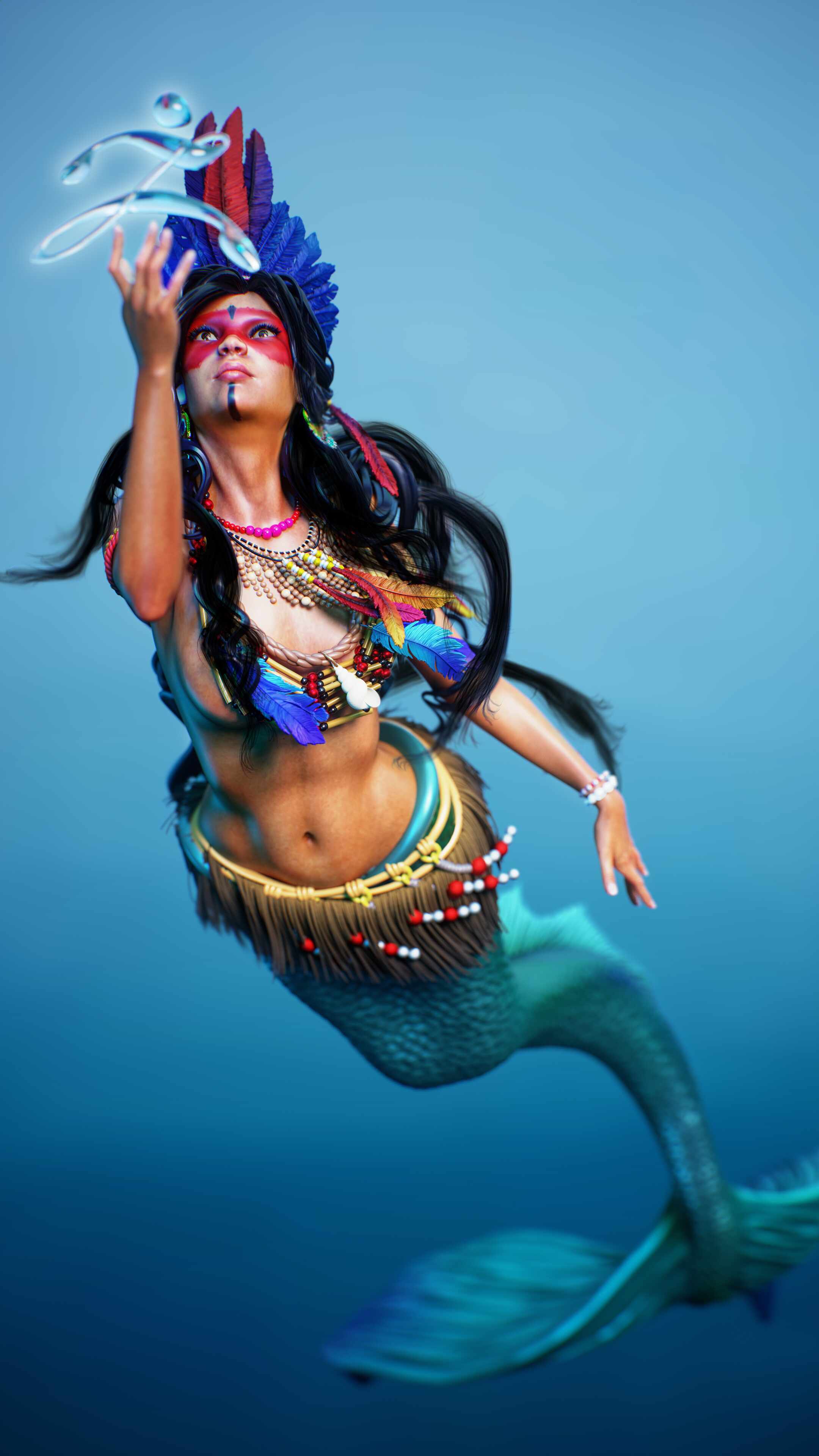 Mermaid Iara - Messias Silva_render 3