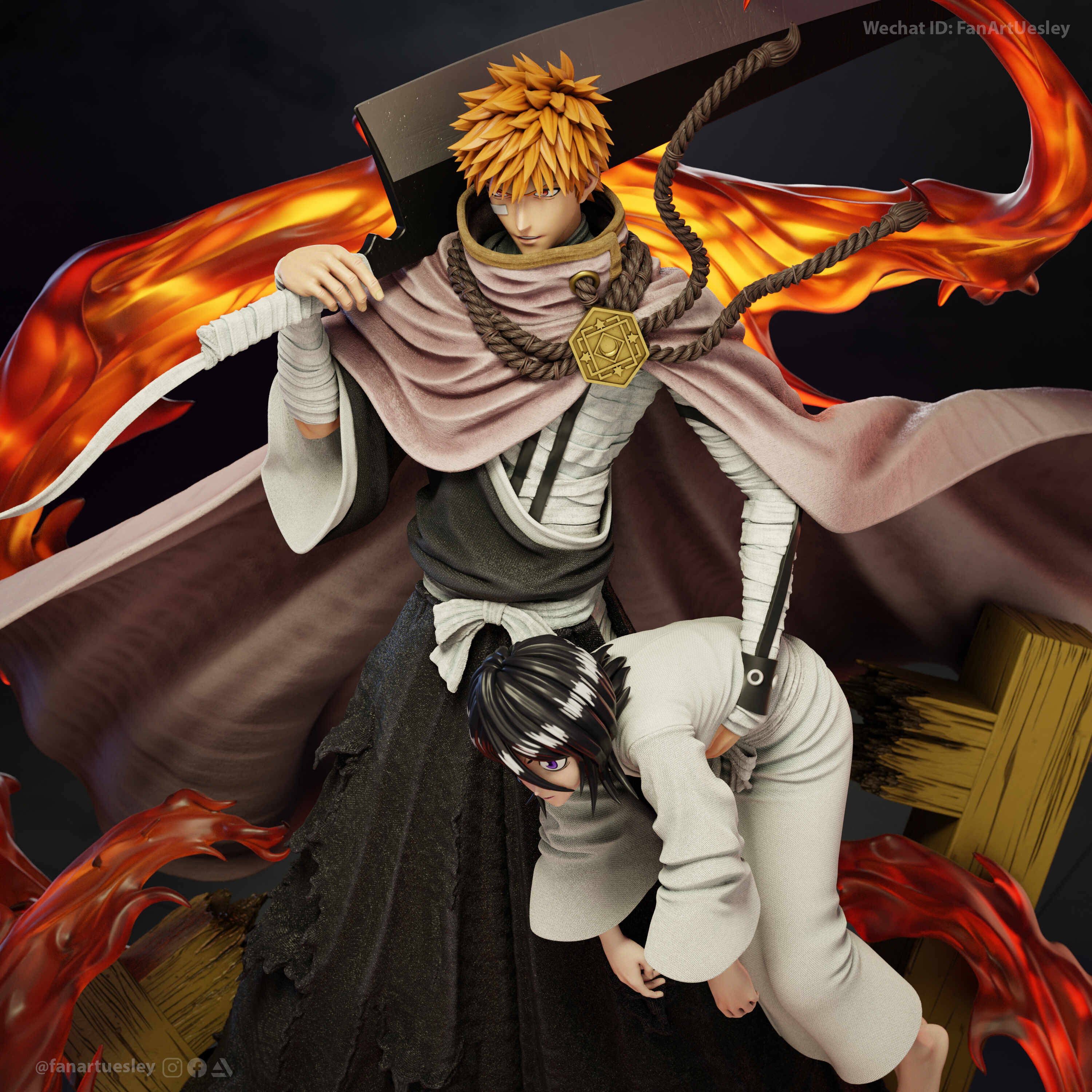 FanArtUesley-IchigoRukia-10