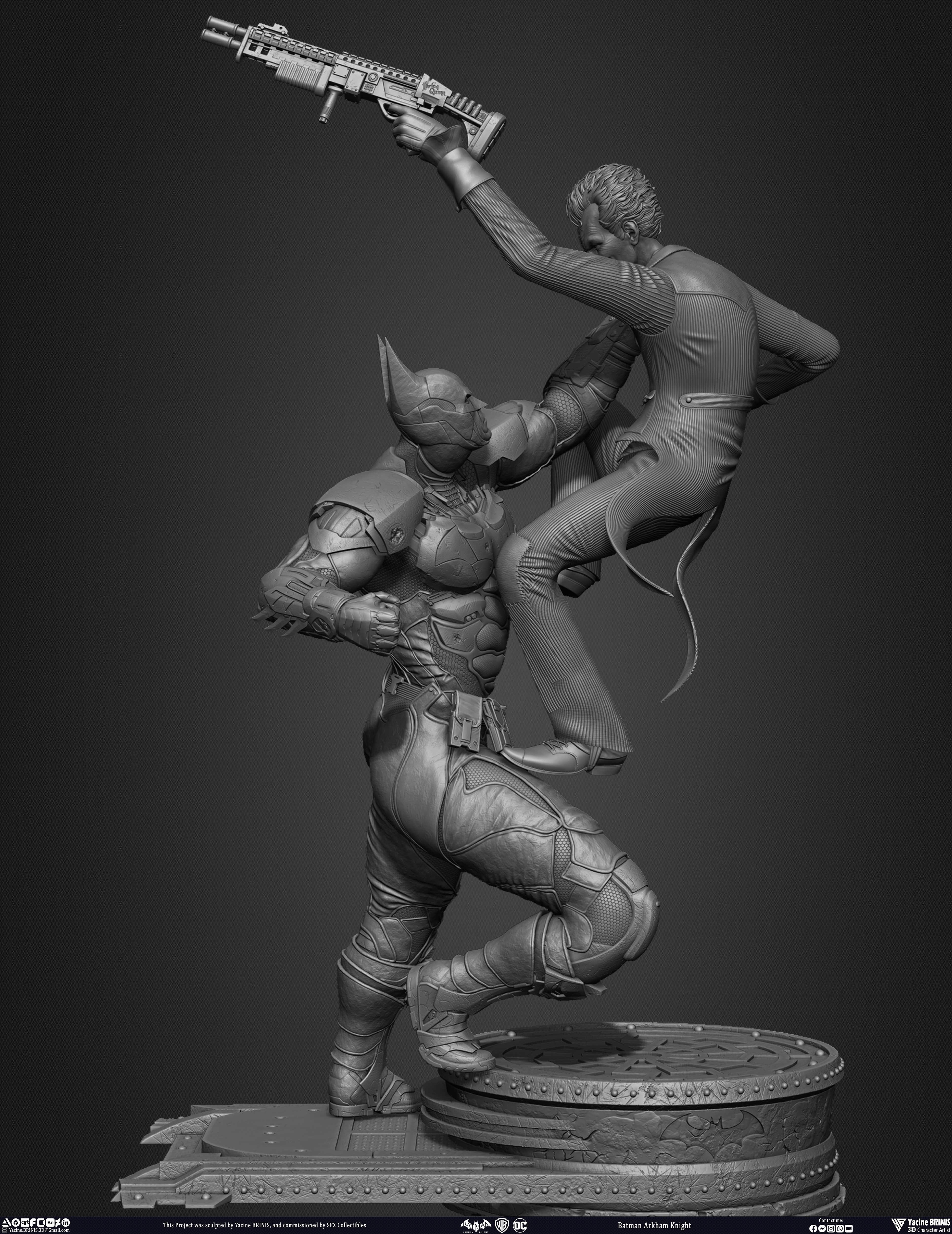 Batman Arkham Knight and Joker Worner Bros Vol 06 Sculpted by Yacine BRINIS 005