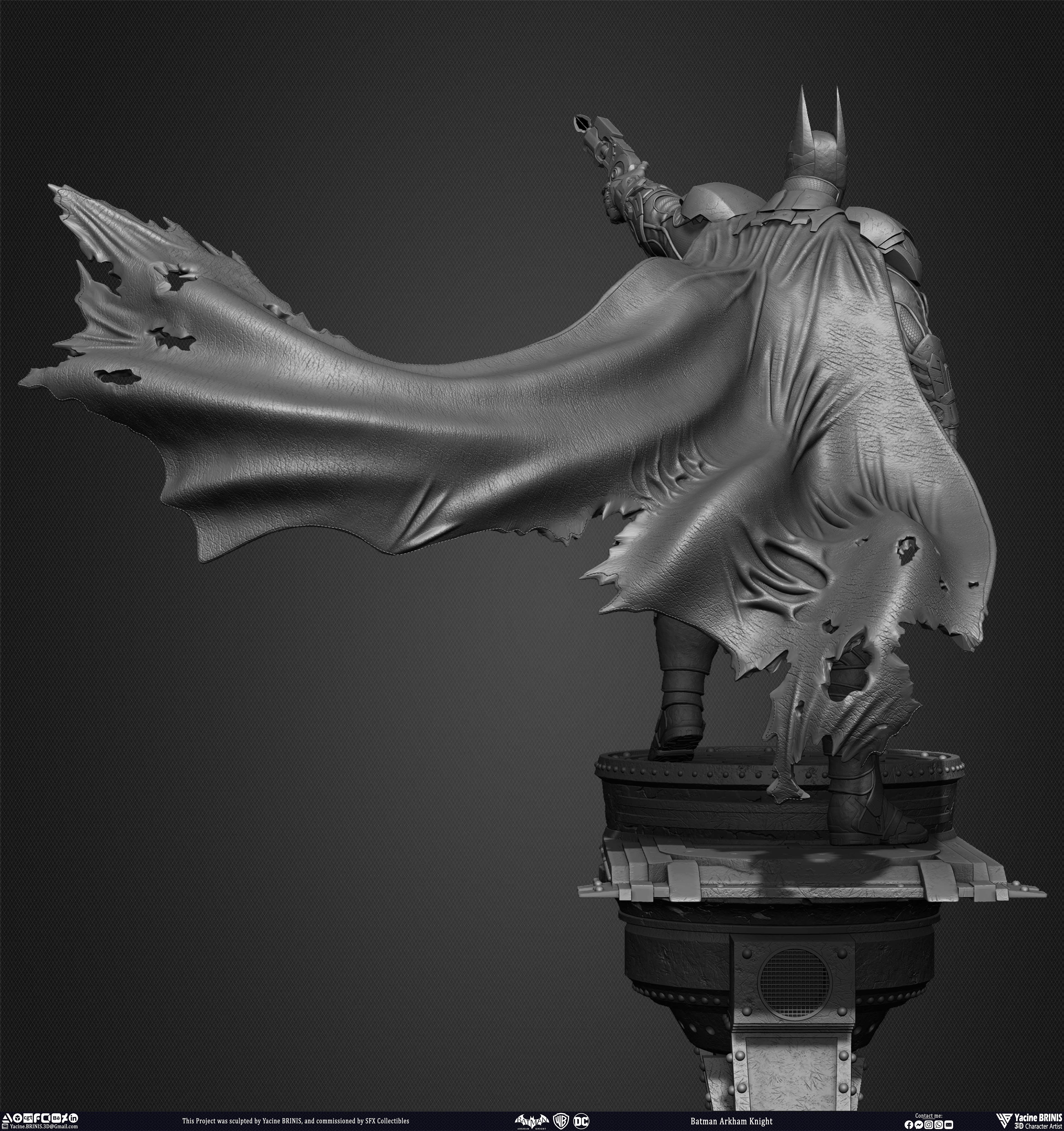Batman Arkham Knight Worner Bros Vol 05 Sculpted by Yacine BRINIS 009