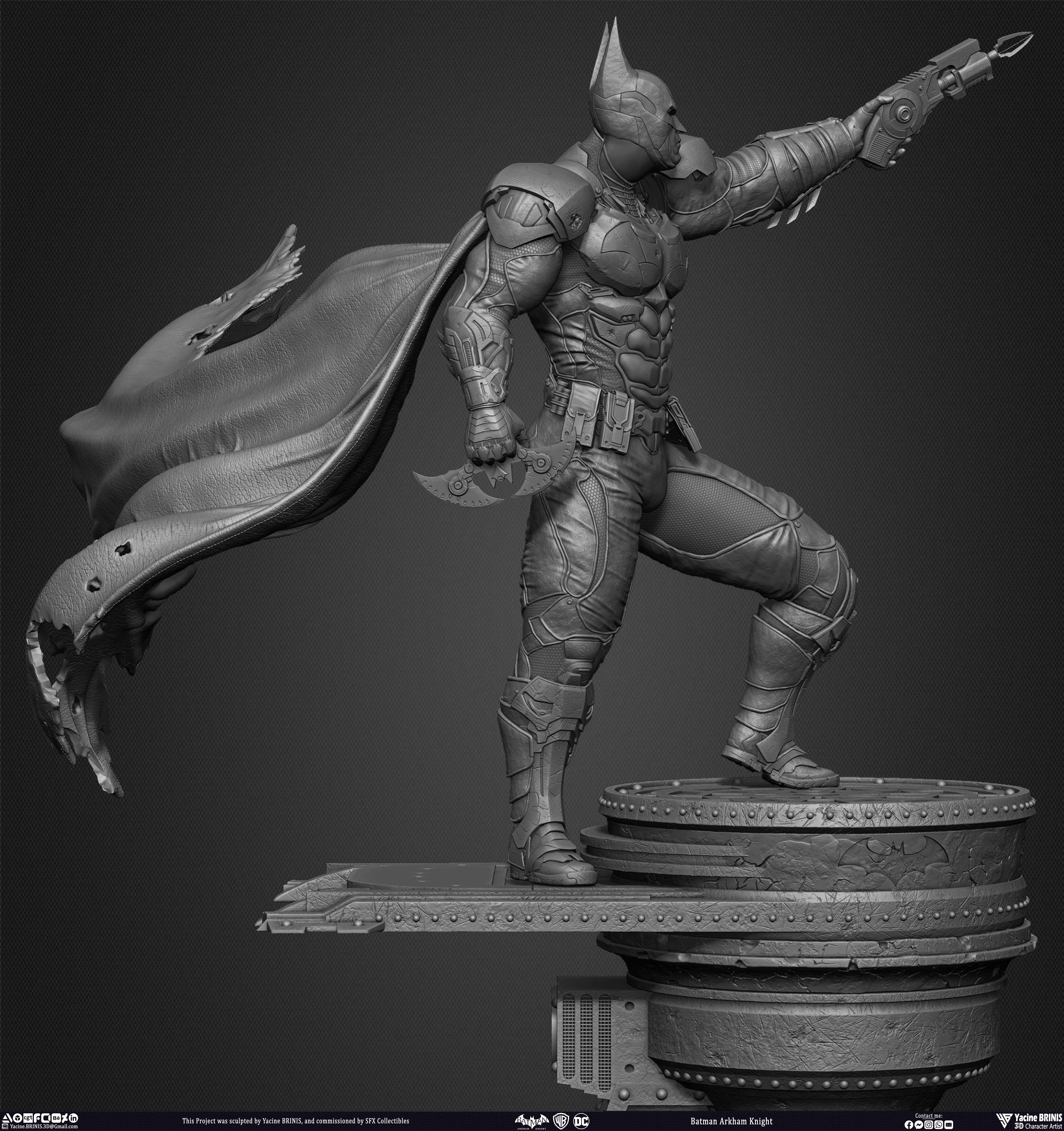 Batman Arkham Knight Worner Bros Vol 05 Sculpted by Yacine BRINIS 008