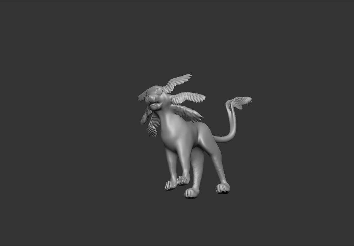 Angelic cat unshaded