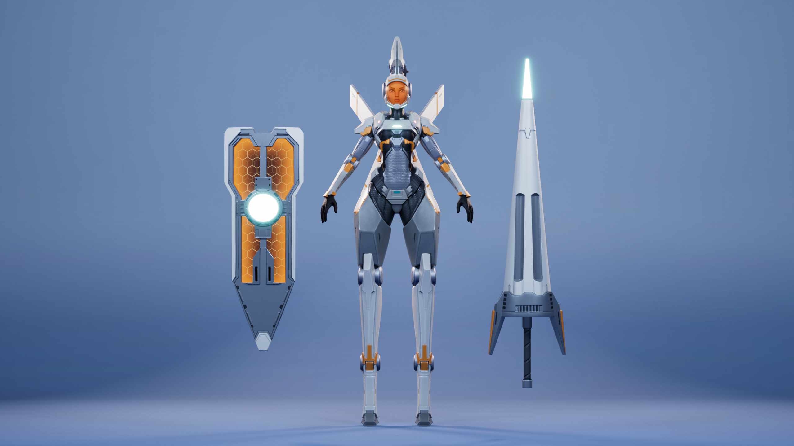 RenderApose1Sci-fi Lancer_JonAgorreta