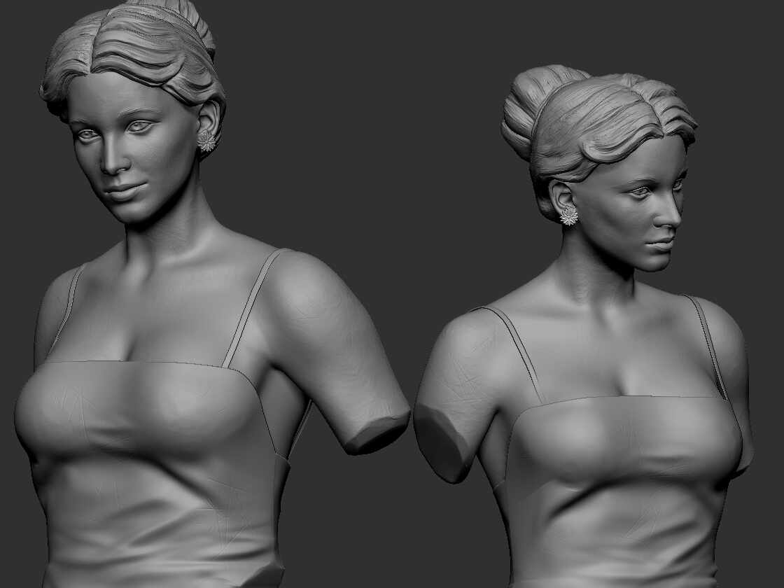 Lady_Digital_Sculpture_SurajitSen_Nov2025WIP