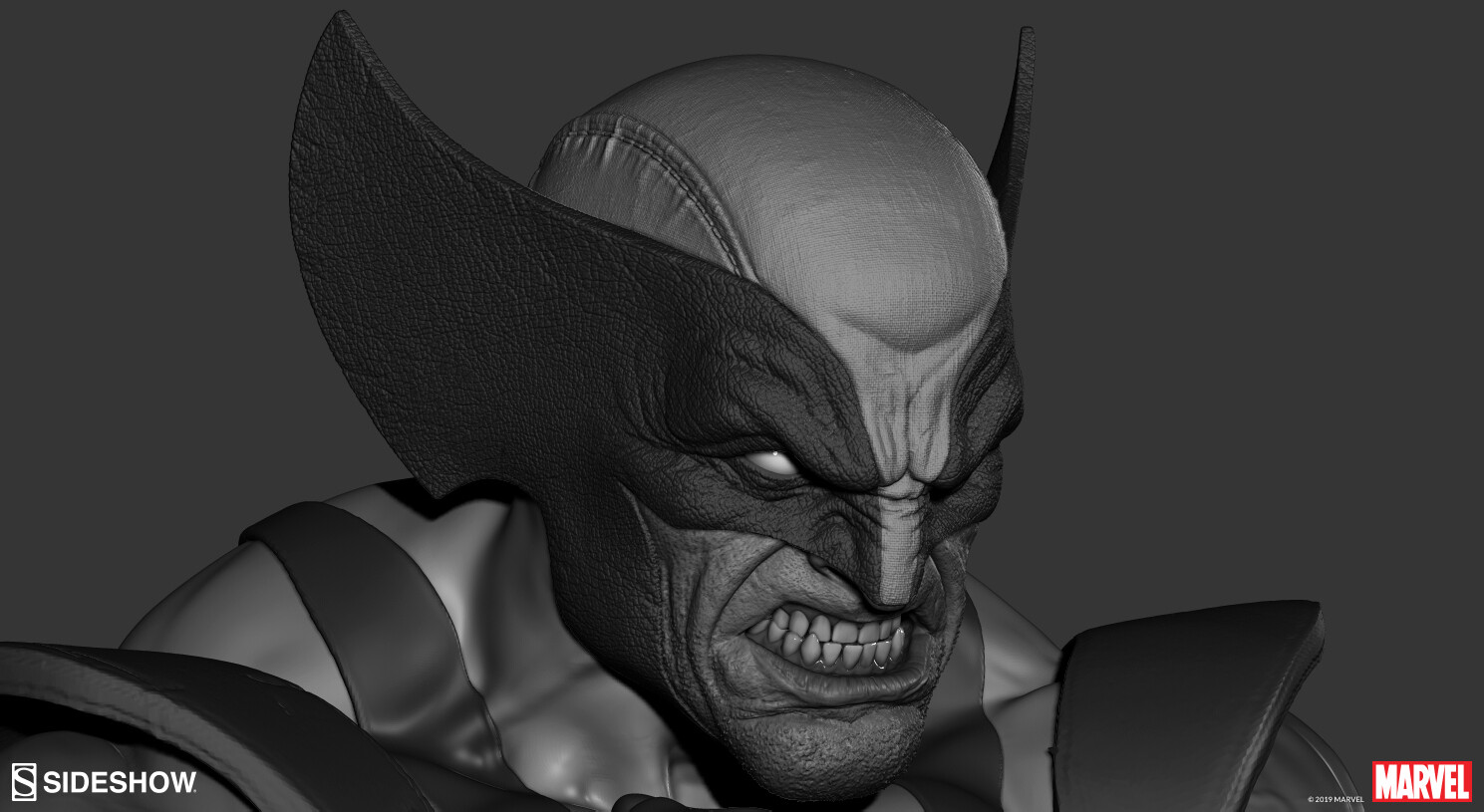 07_Wolverine Bust_ZBRUSH
