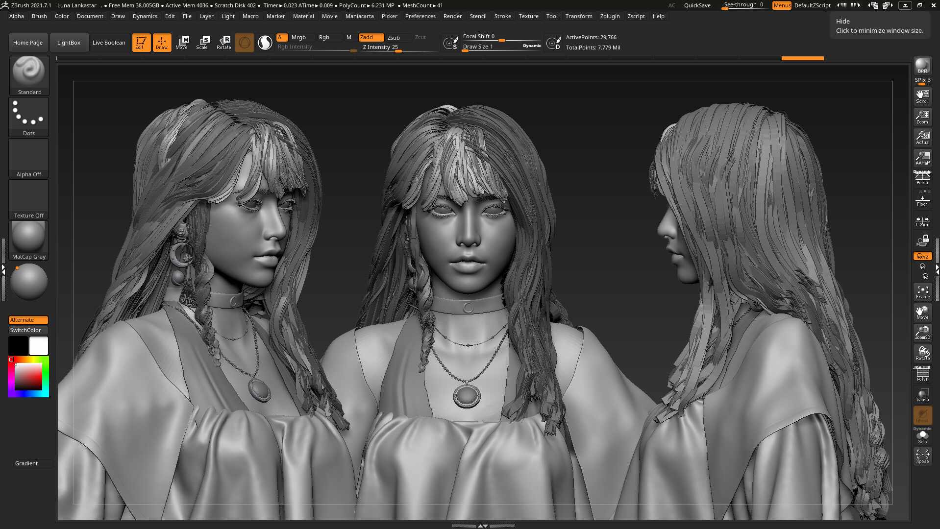 Luna sculpt design 2