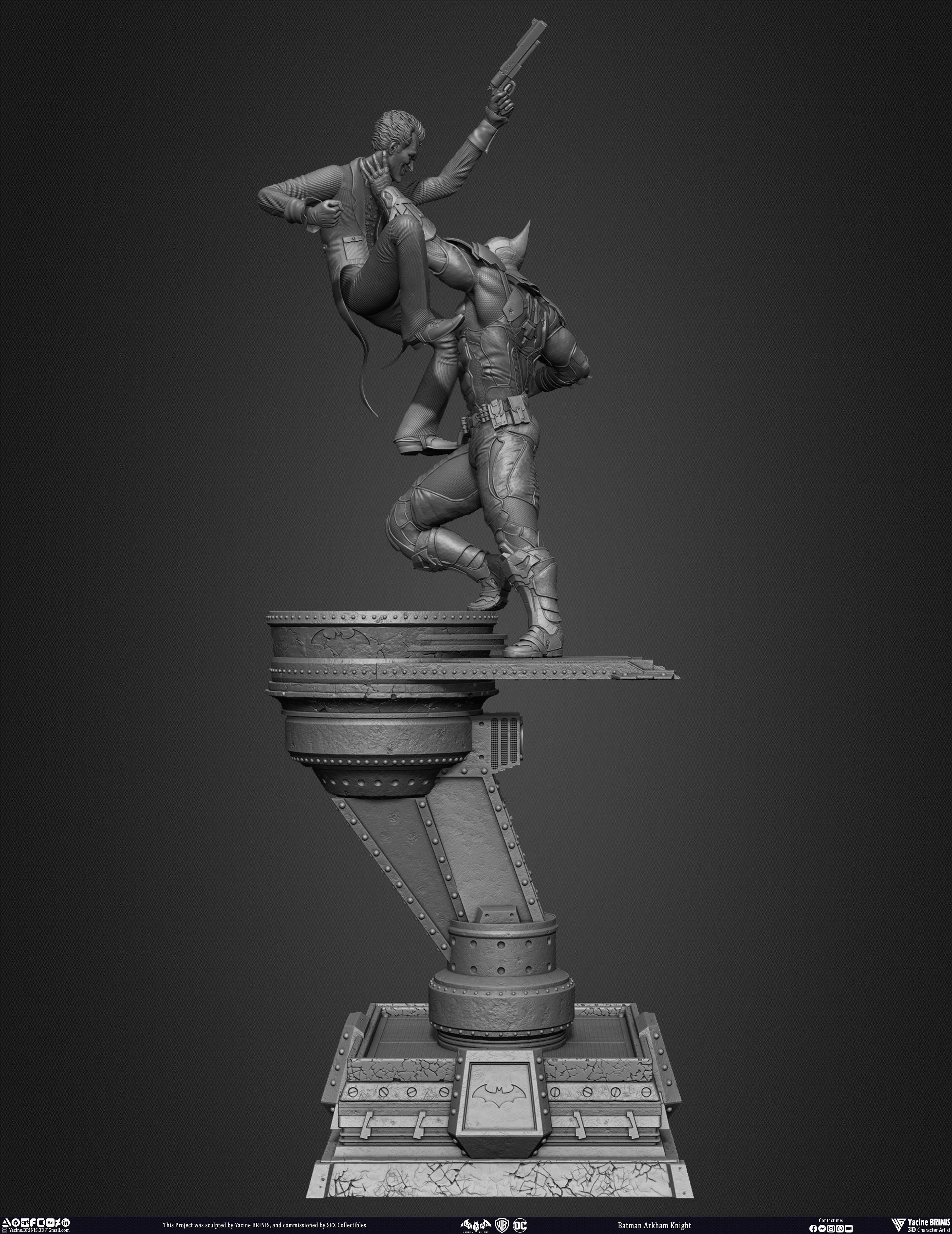 Batman Arkham Knight and Joker Worner Bros Vol 06 Sculpted by Yacine BRINIS 012