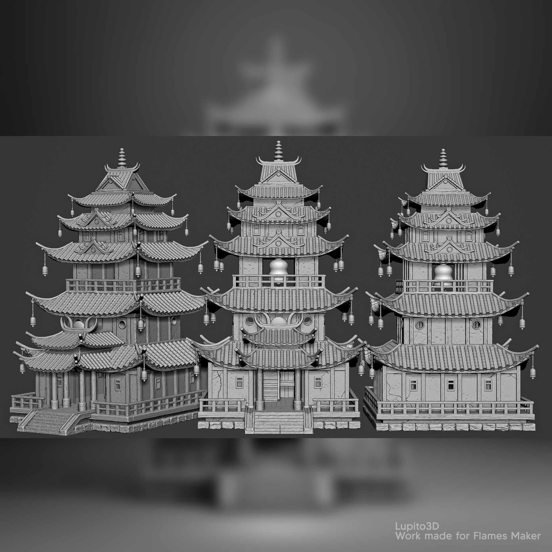 Pagoda render 7