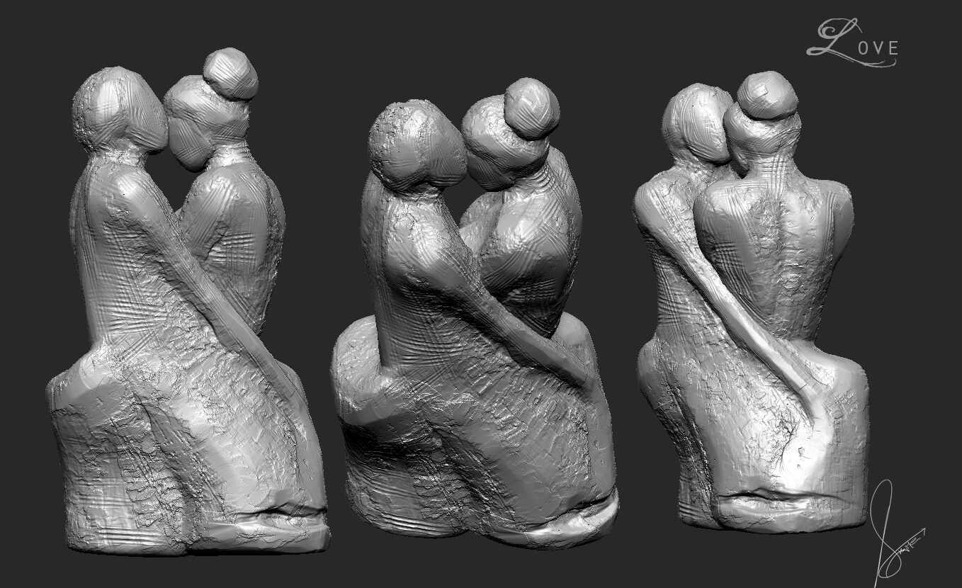 Love_Digital_Sculpture_SurajitSen_jul2025_WIP