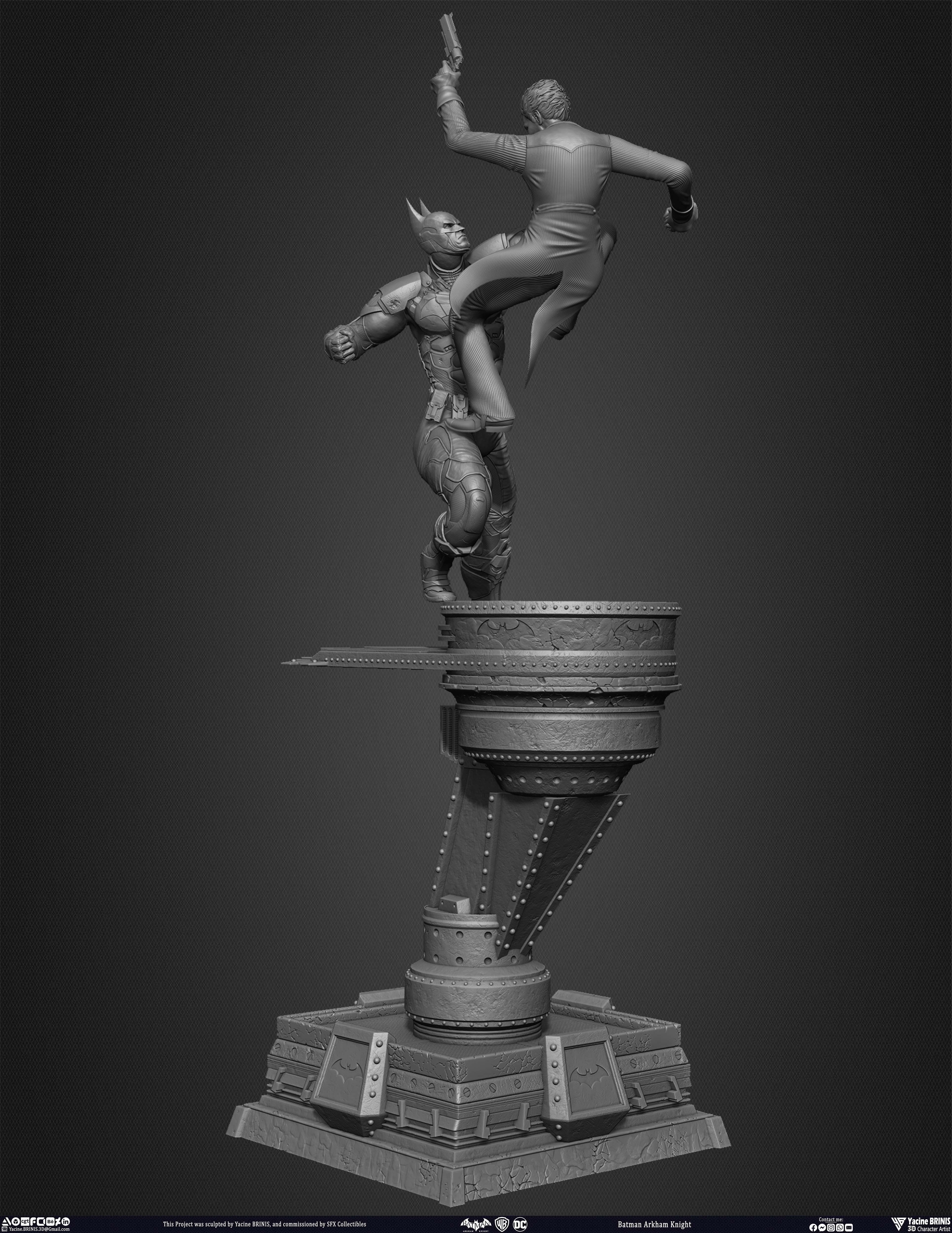 Batman Arkham Knight and Joker Worner Bros Vol 06 Sculpted by Yacine BRINIS 011