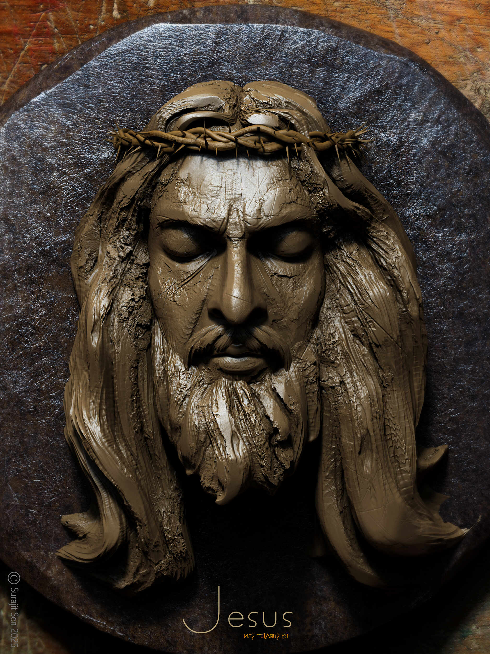 Jesus_Digital_Sculpture_SurajitSen_April2025