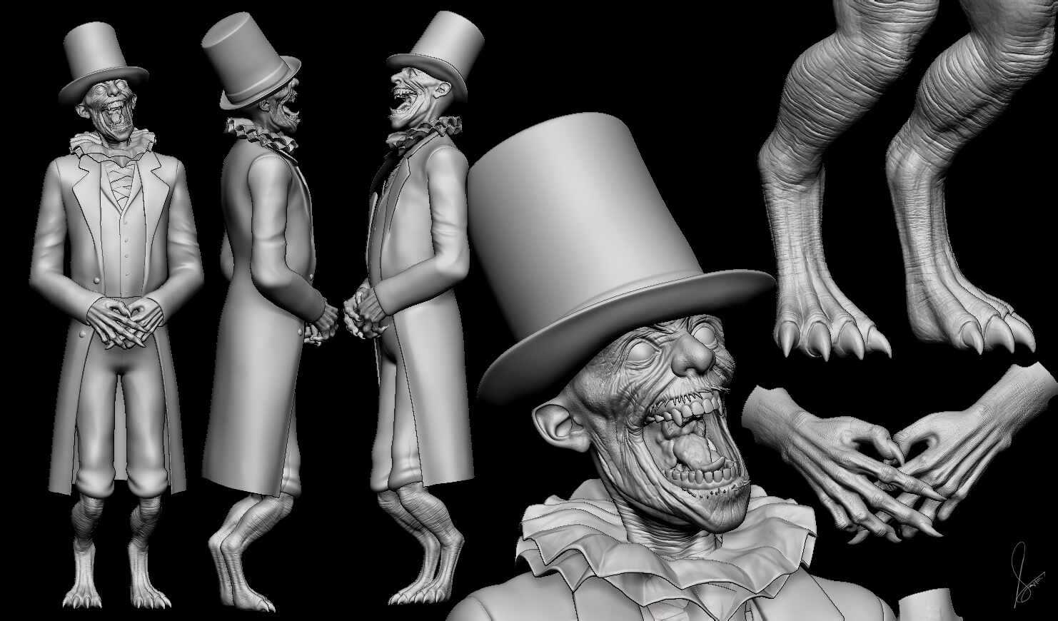 Babadook_Digital_Sculpture_SurajitSen_Jul2025_WIP