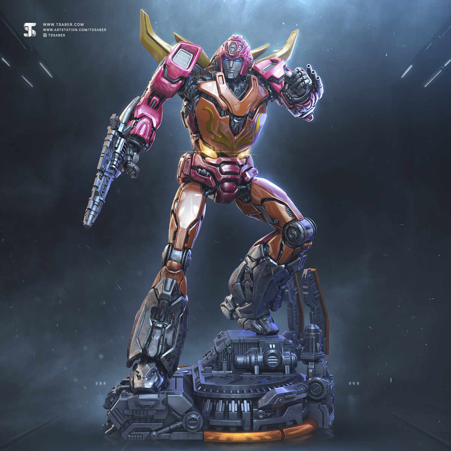 Hotrod - Trasnformers Statue - TSaber 01