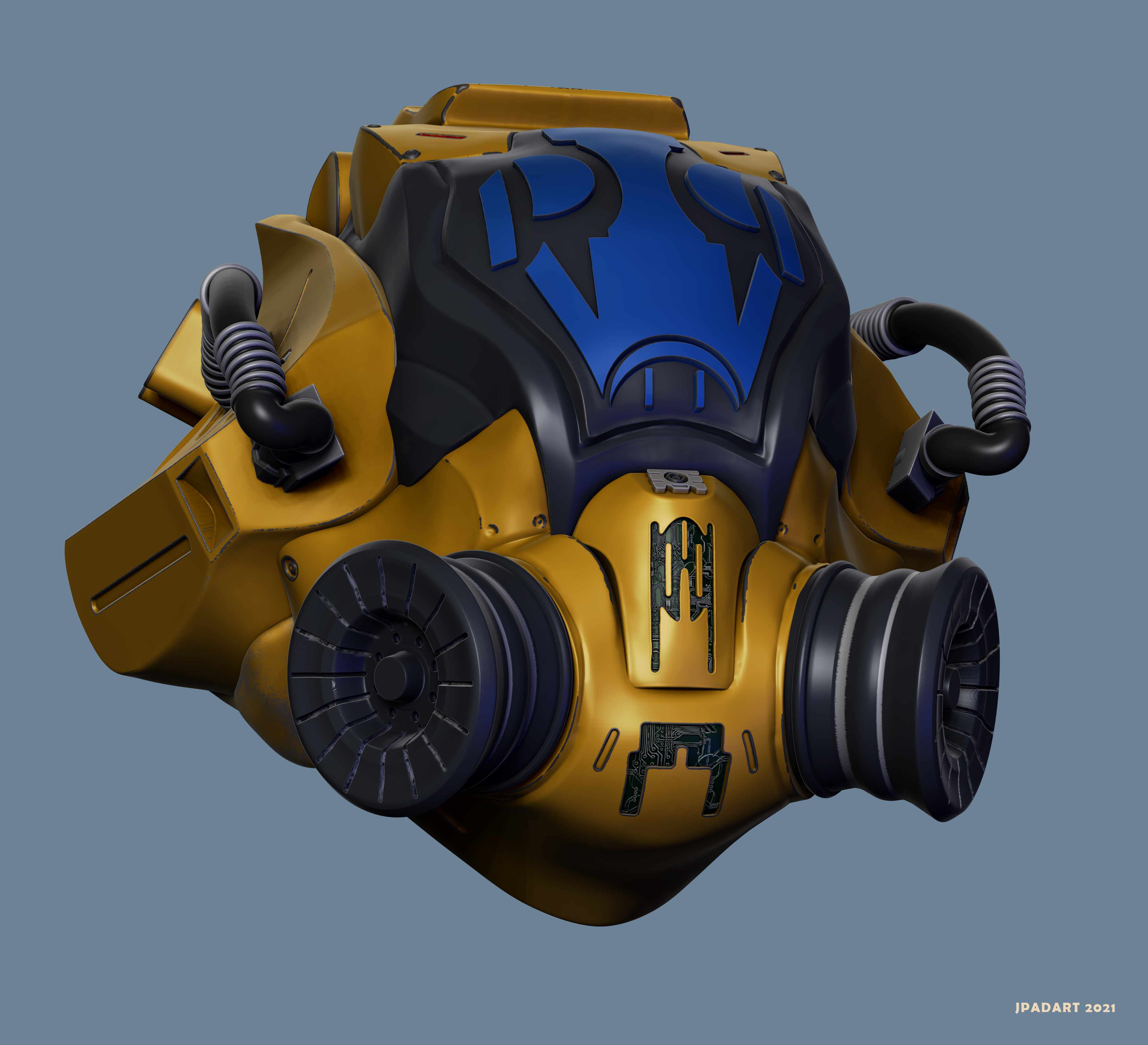 Helmet Render JPad 2021 Detail Two