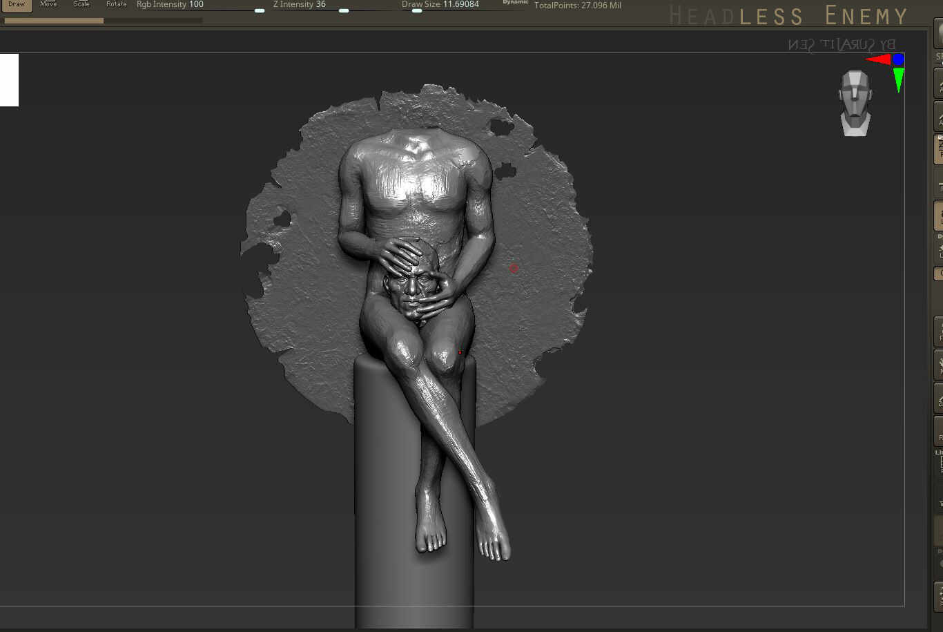 Headless_Digital_Sculpture_SurajitSen_May2025_WIP