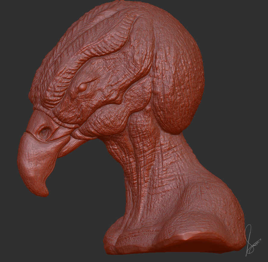 Birdinsect_Creature_Digital_SCulpture_SurajitSen_Jan2026_WIP3